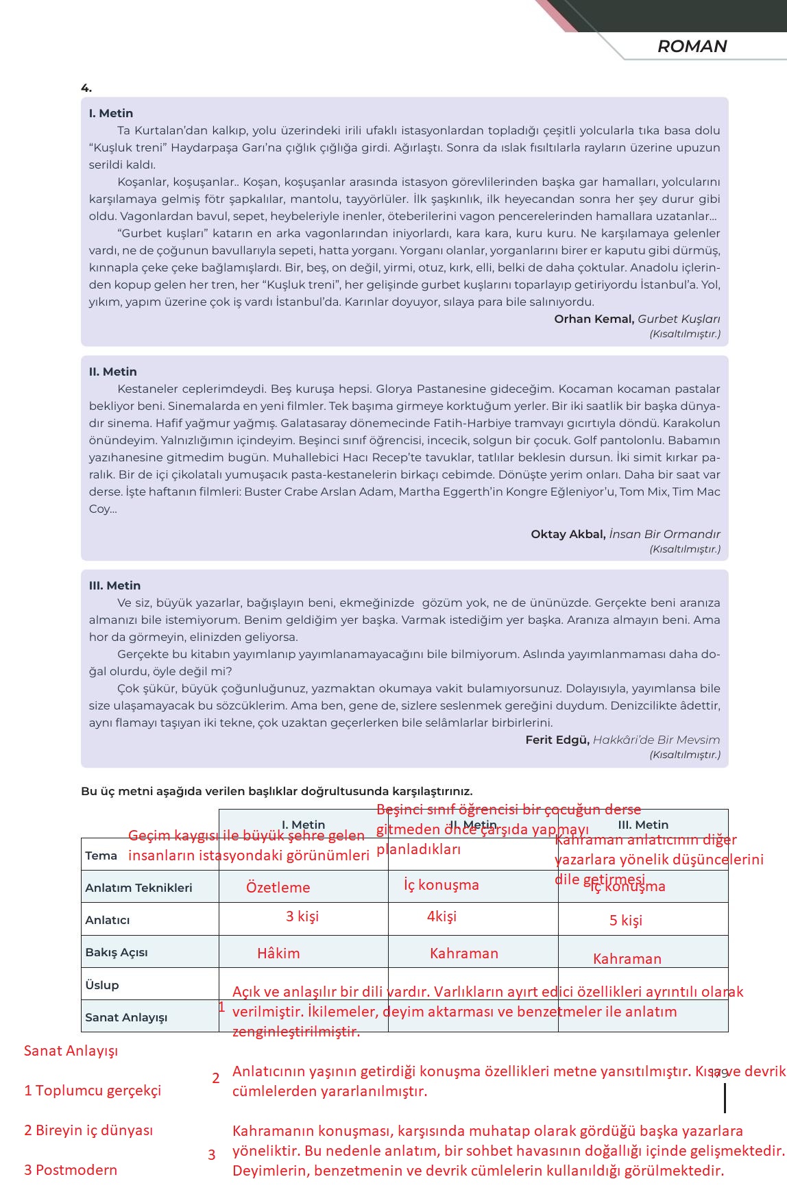 12. Sınıf Meb Yayınları Türk Dili Ve Edebiyatı Ders Kitabı Sayfa 179 Cevapları 12. Sınıf Meb Yayınları Türk Dili Ve Edebiyatı Ders Kitabı Sayfa 179 Cevapları