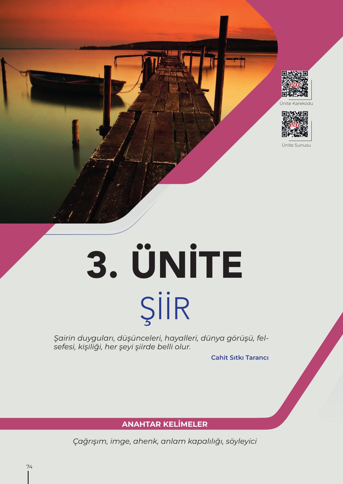 12. Sınıf Meb Yayınları Türk Dili Ve Edebiyatı Ders Kitabı Sayfa 74 Cevapları 12. Sınıf Meb Yayınları Türk Dili Ve Edebiyatı Ders Kitabı Sayfa 74 Cevapları