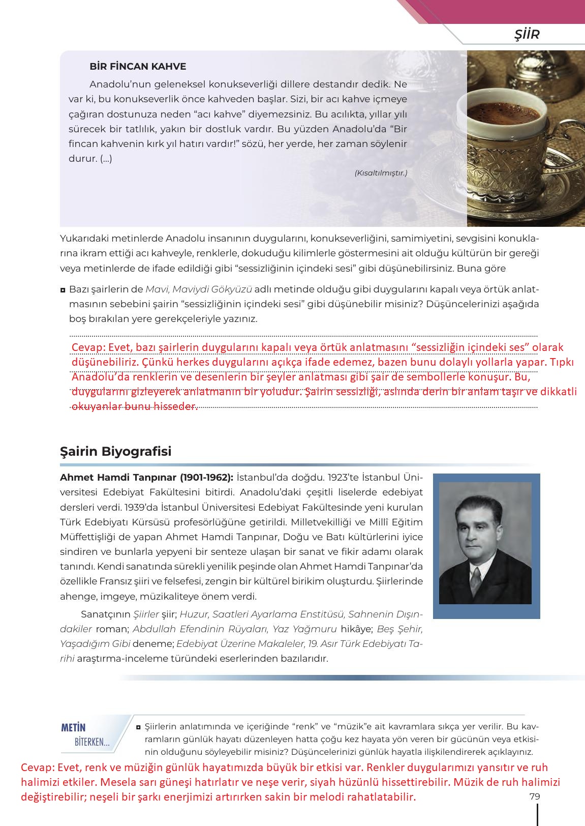 12. Sınıf Meb Yayınları Türk Dili Ve Edebiyatı Ders Kitabı Sayfa 79 Cevapları 12. Sınıf Meb Yayınları Türk Dili Ve Edebiyatı Ders Kitabı Sayfa 79 Cevapları