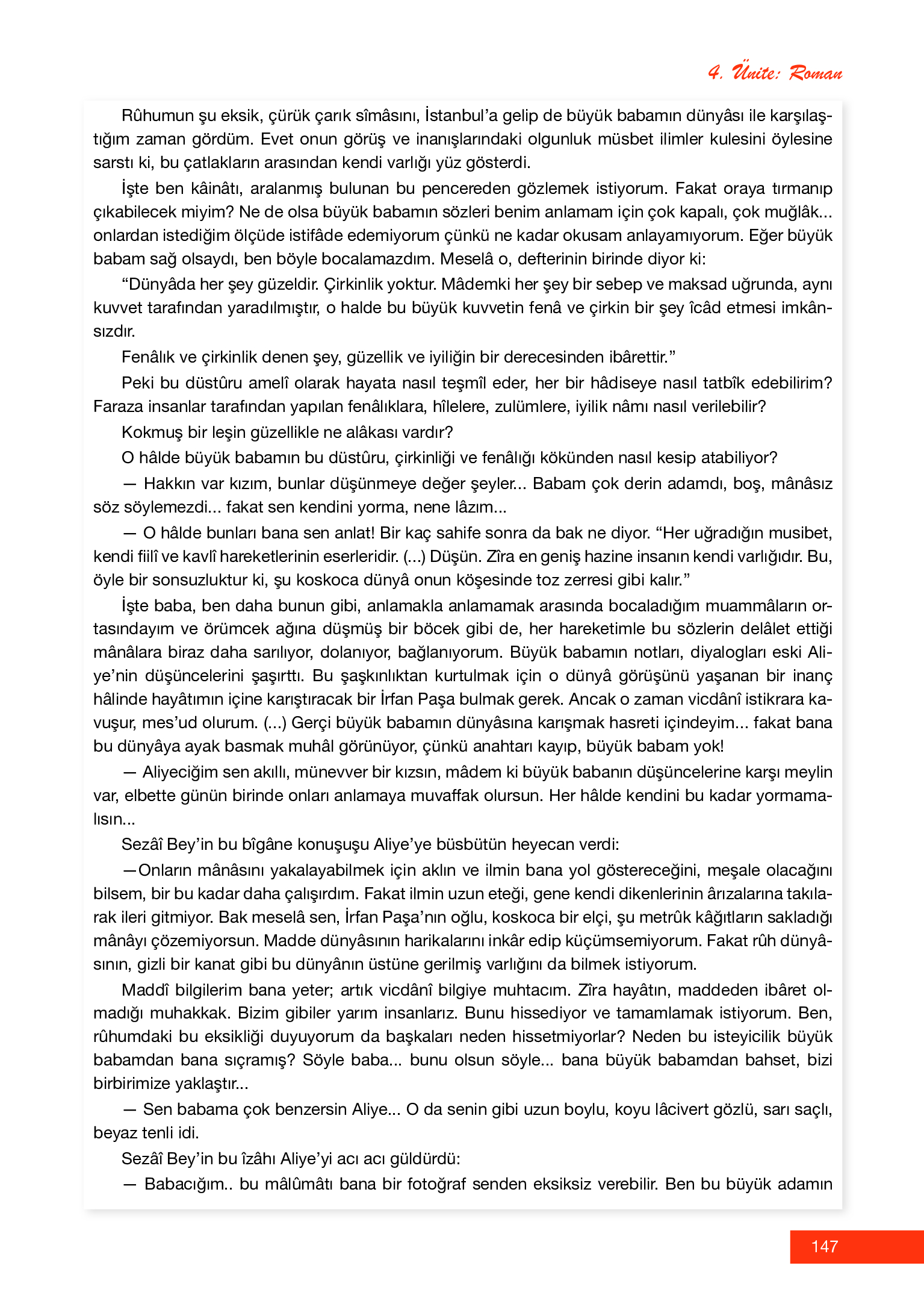 12. Sınıf Melis Yayınları Türk Dili Ve Edebiyatı Ders Kitabı Sayfa 147 Cevapları