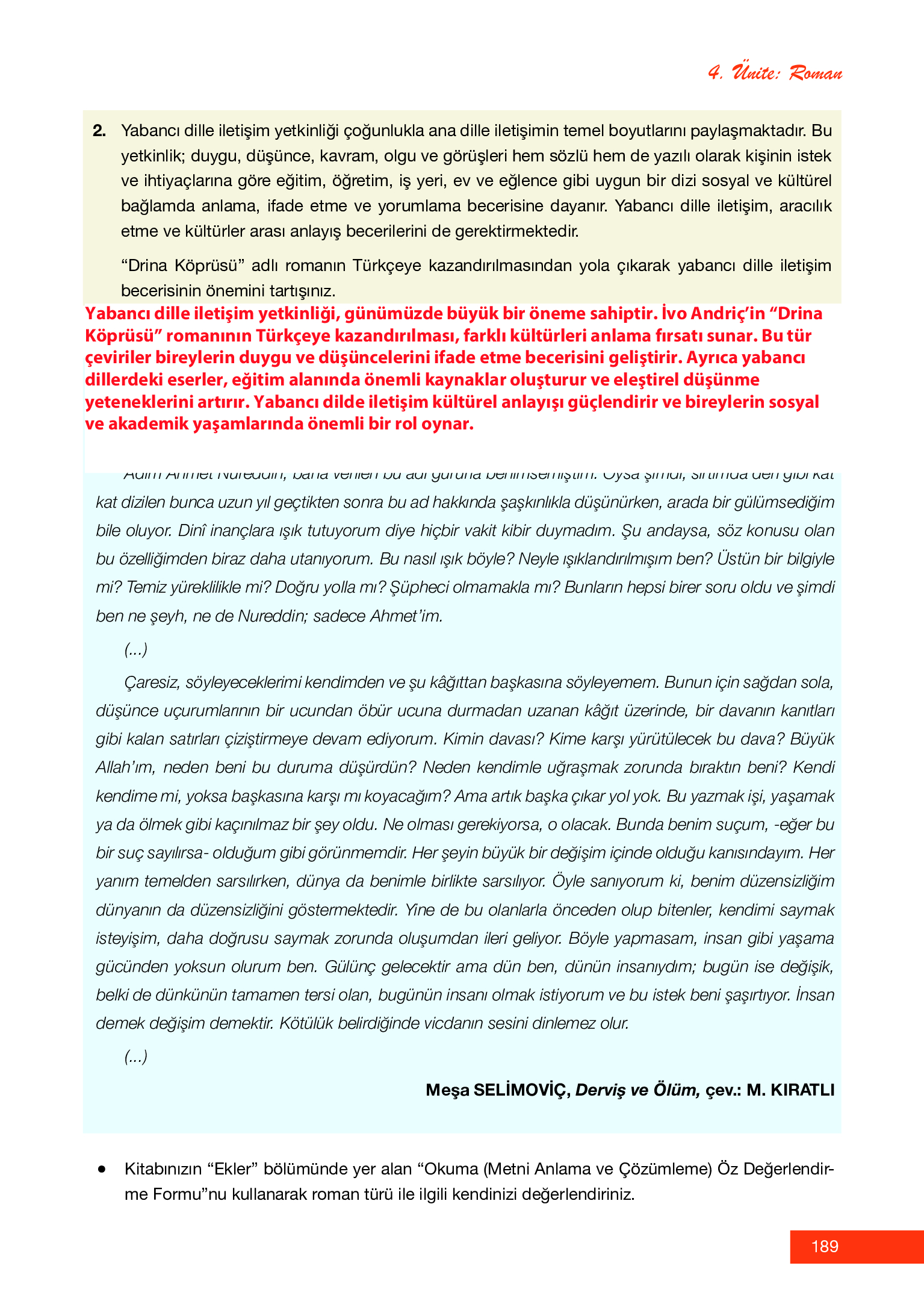 12. Sınıf Melis Yayınları Türk Dili Ve Edebiyatı Ders Kitabı Sayfa 189 Cevapları 12. Sınıf Melis Yayınları Türk Dili Ve Edebiyatı Ders Kitabı Sayfa 189 Cevapları