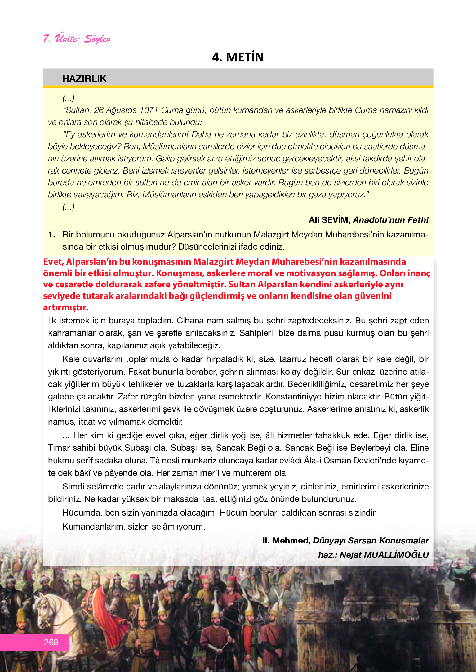12. Sınıf Melis Yayınları Türk Dili Ve Edebiyatı Ders Kitabı Sayfa 268 Cevapları 12. Sınıf Melis Yayınları Türk Dili Ve Edebiyatı Ders Kitabı Sayfa 268 Cevapları