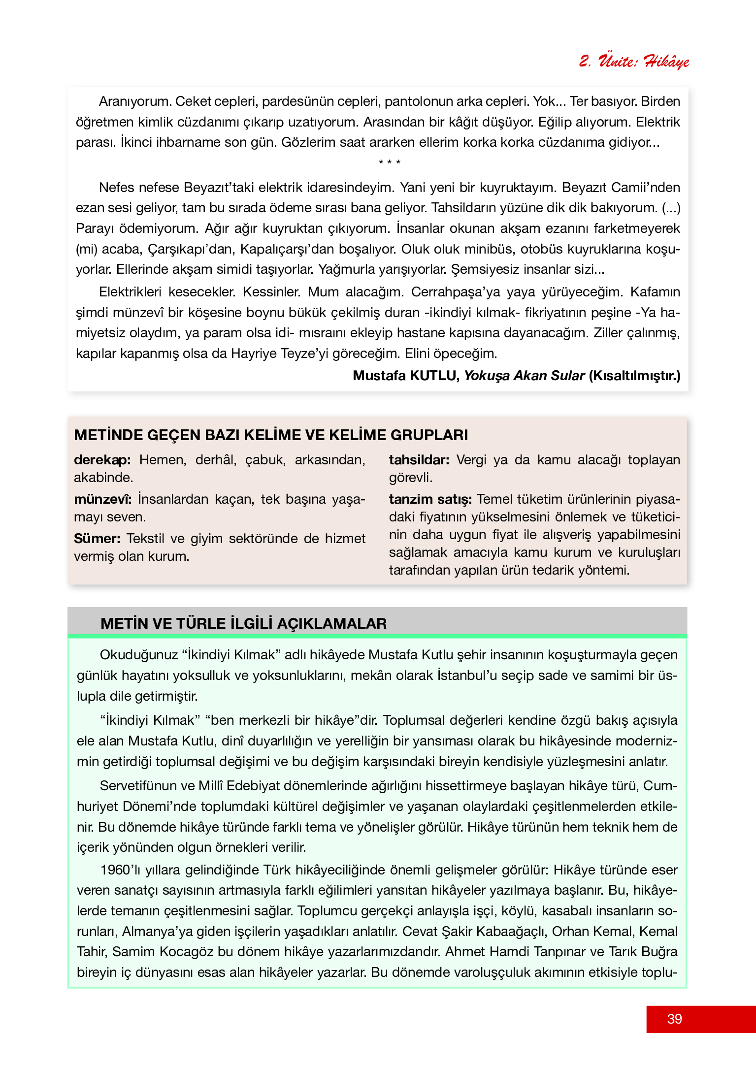 12. Sınıf Melis Yayınları Türk Dili Ve Edebiyatı Ders Kitabı Sayfa 39 Cevapları 12. Sınıf Melis Yayınları Türk Dili Ve Edebiyatı Ders Kitabı Sayfa 39 Cevapları
