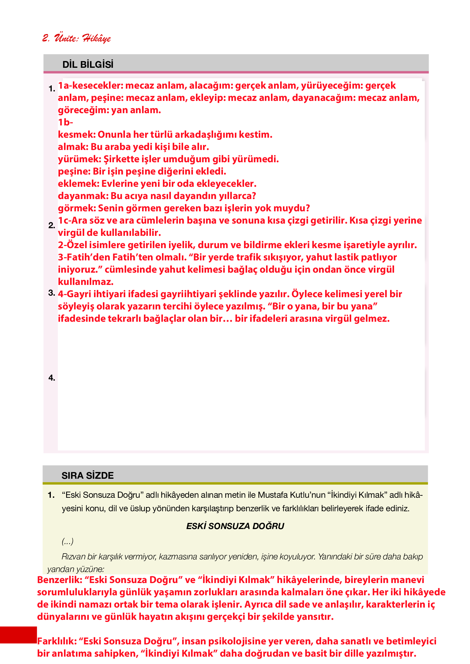 12. Sınıf Melis Yayınları Türk Dili Ve Edebiyatı Ders Kitabı Sayfa 42 Cevapları 12. Sınıf Melis Yayınları Türk Dili Ve Edebiyatı Ders Kitabı Sayfa 42 Cevapları