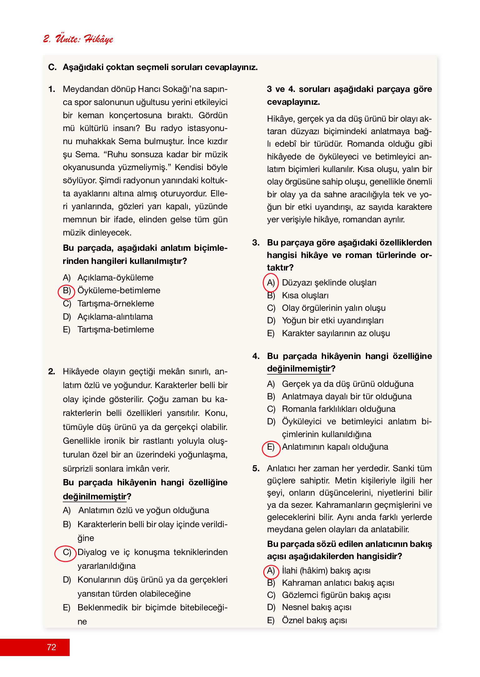 12. Sınıf Melis Yayınları Türk Dili Ve Edebiyatı Ders Kitabı Sayfa 72 Cevapları 12. Sınıf Melis Yayınları Türk Dili Ve Edebiyatı Ders Kitabı Sayfa 72 Cevapları