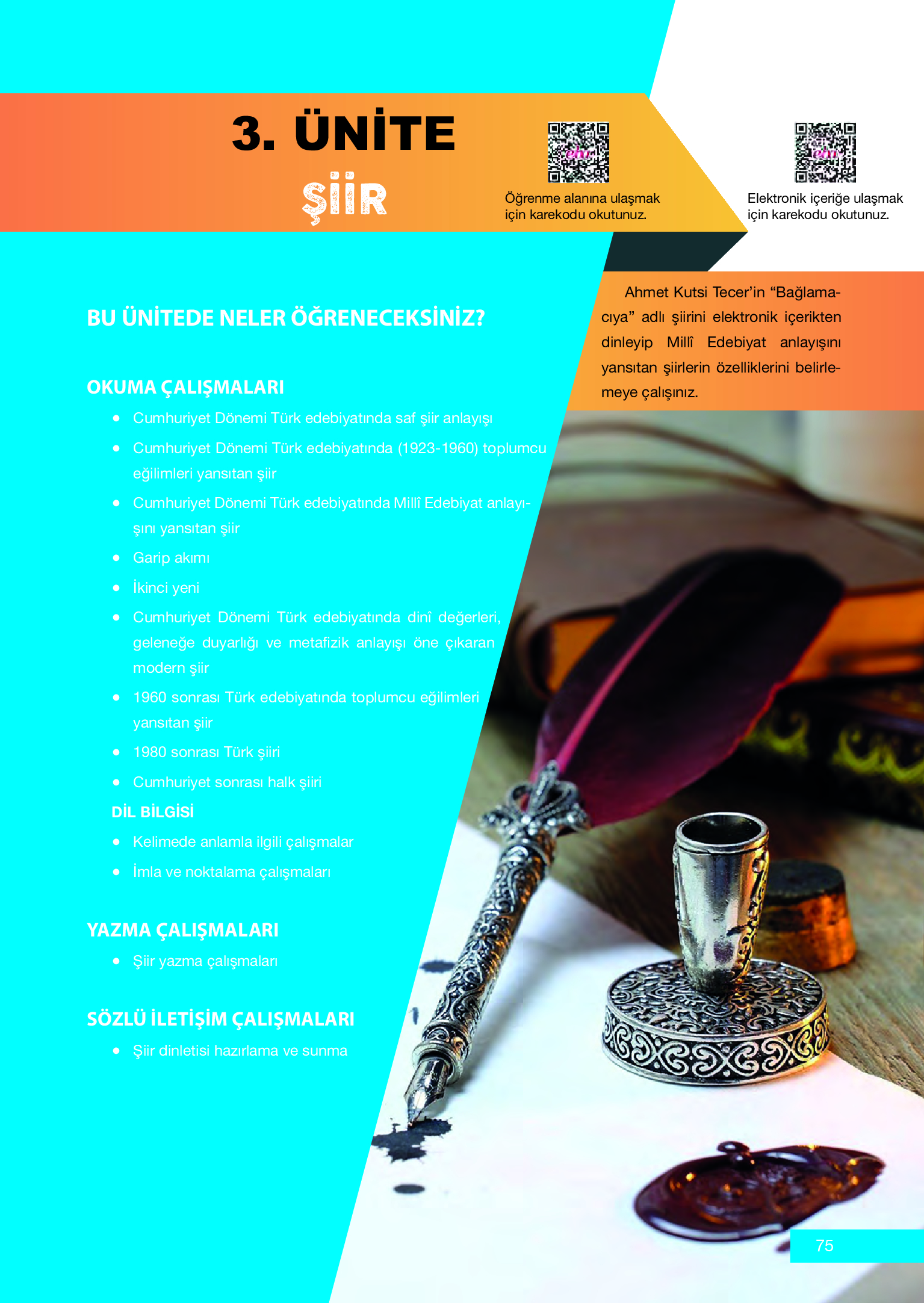 12. Sınıf Melis Yayınları Türk Dili Ve Edebiyatı Ders Kitabı Sayfa 75 Cevapları 12. Sınıf Melis Yayınları Türk Dili Ve Edebiyatı Ders Kitabı Sayfa 75 Cevapları