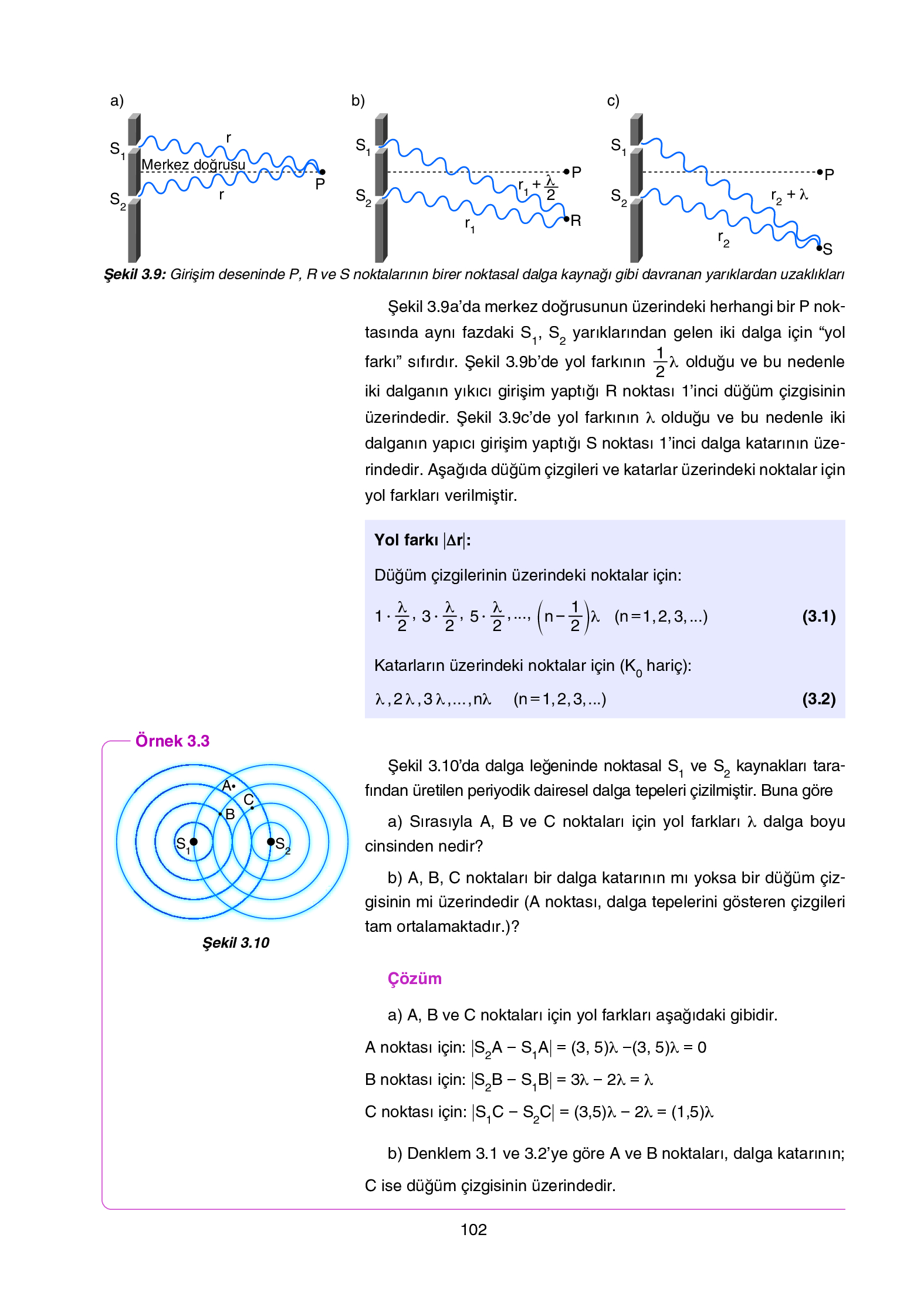 12. Sınıf Yıldırım Yayınları Fizik Ders Kitabı Sayfa 102 Cevapları