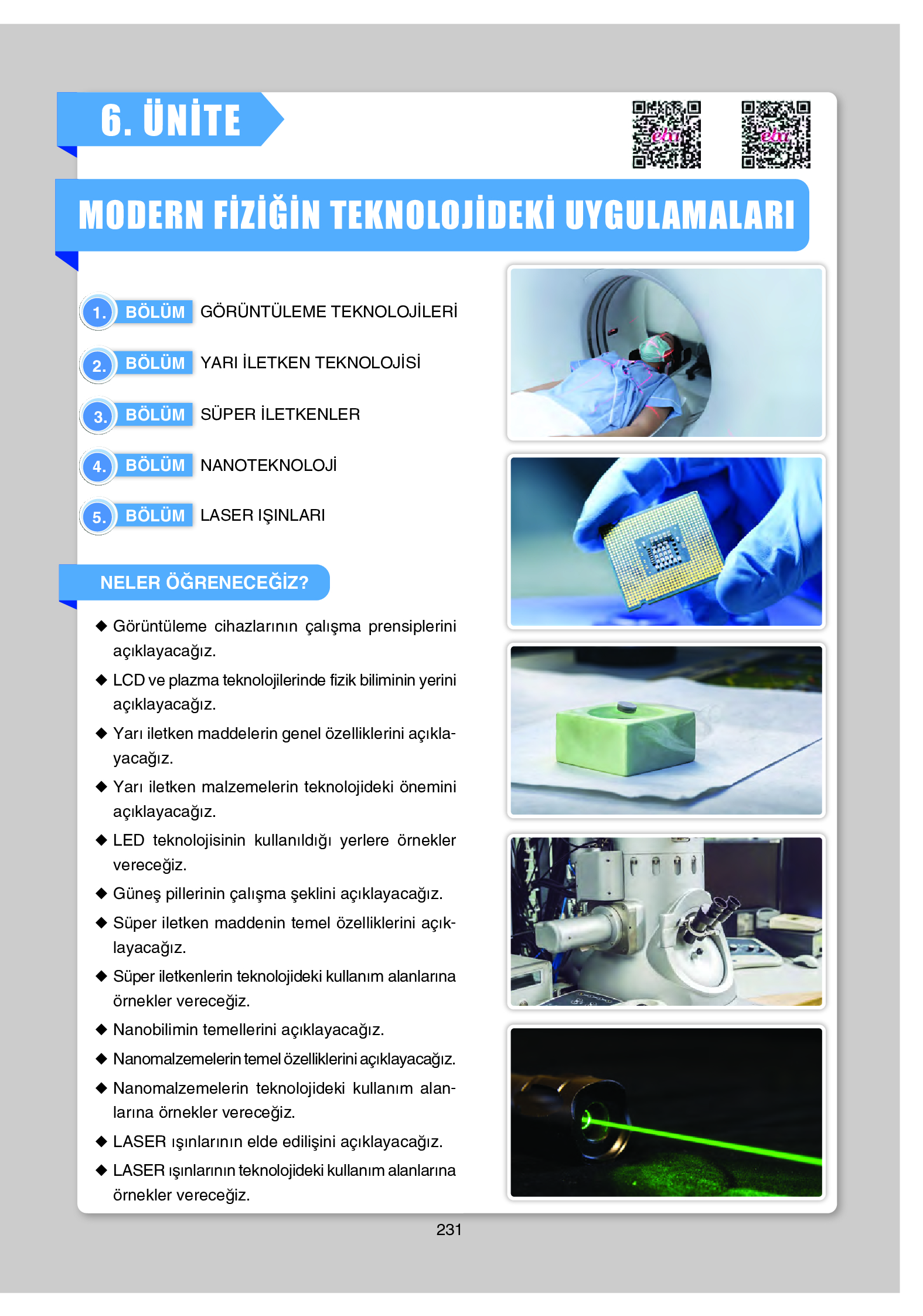 12. Sınıf Yıldırım Yayınları Fizik Ders Kitabı Sayfa 231 Cevapları