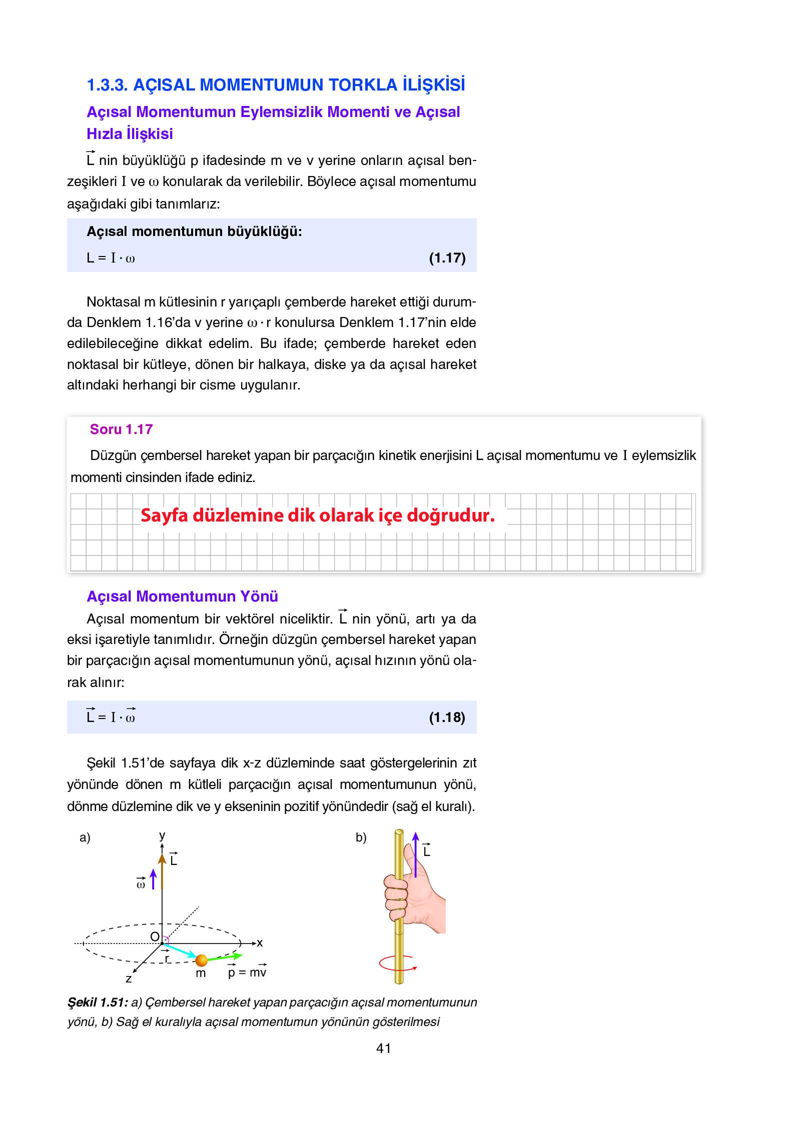 12. Sınıf Yıldırım Yayınları Fizik Ders Kitabı Sayfa 41 Cevapları