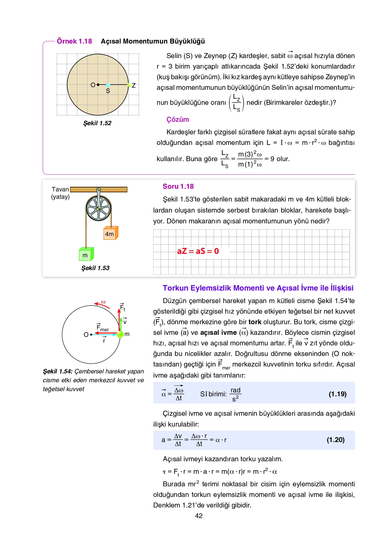 12. Sınıf Yıldırım Yayınları Fizik Ders Kitabı Sayfa 42 Cevapları 12. Sınıf Yıldırım Yayınları Fizik Ders Kitabı Sayfa 42 Cevapları