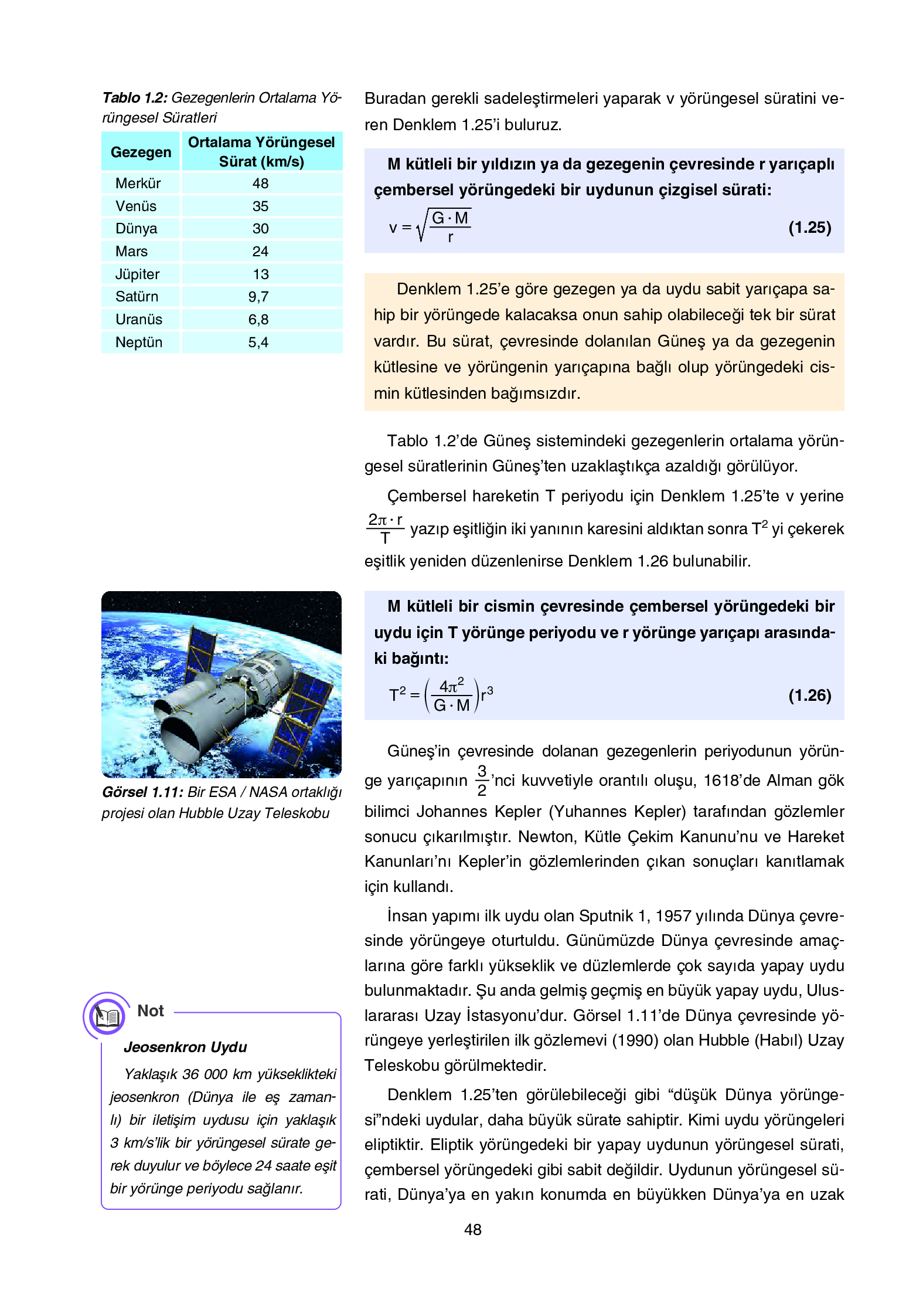12. Sınıf Yıldırım Yayınları Fizik Ders Kitabı Sayfa 48 Cevapları