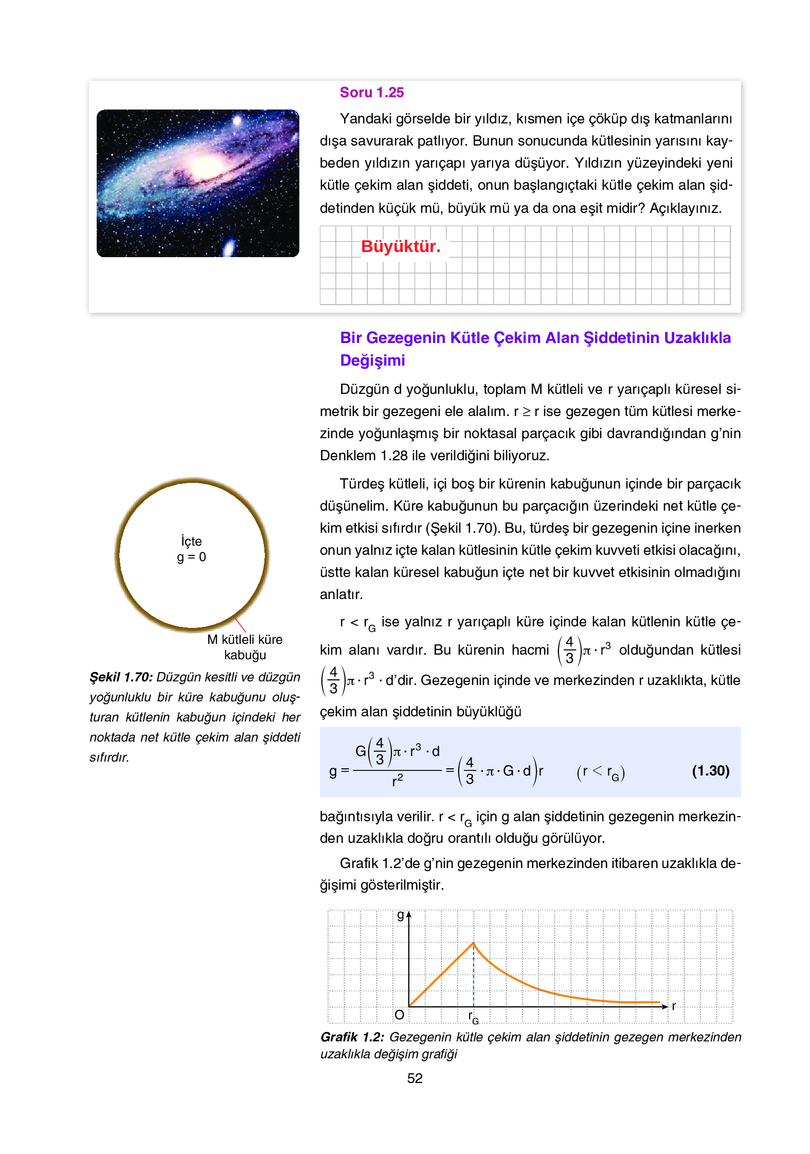 12. Sınıf Yıldırım Yayınları Fizik Ders Kitabı Sayfa 52 Cevapları
