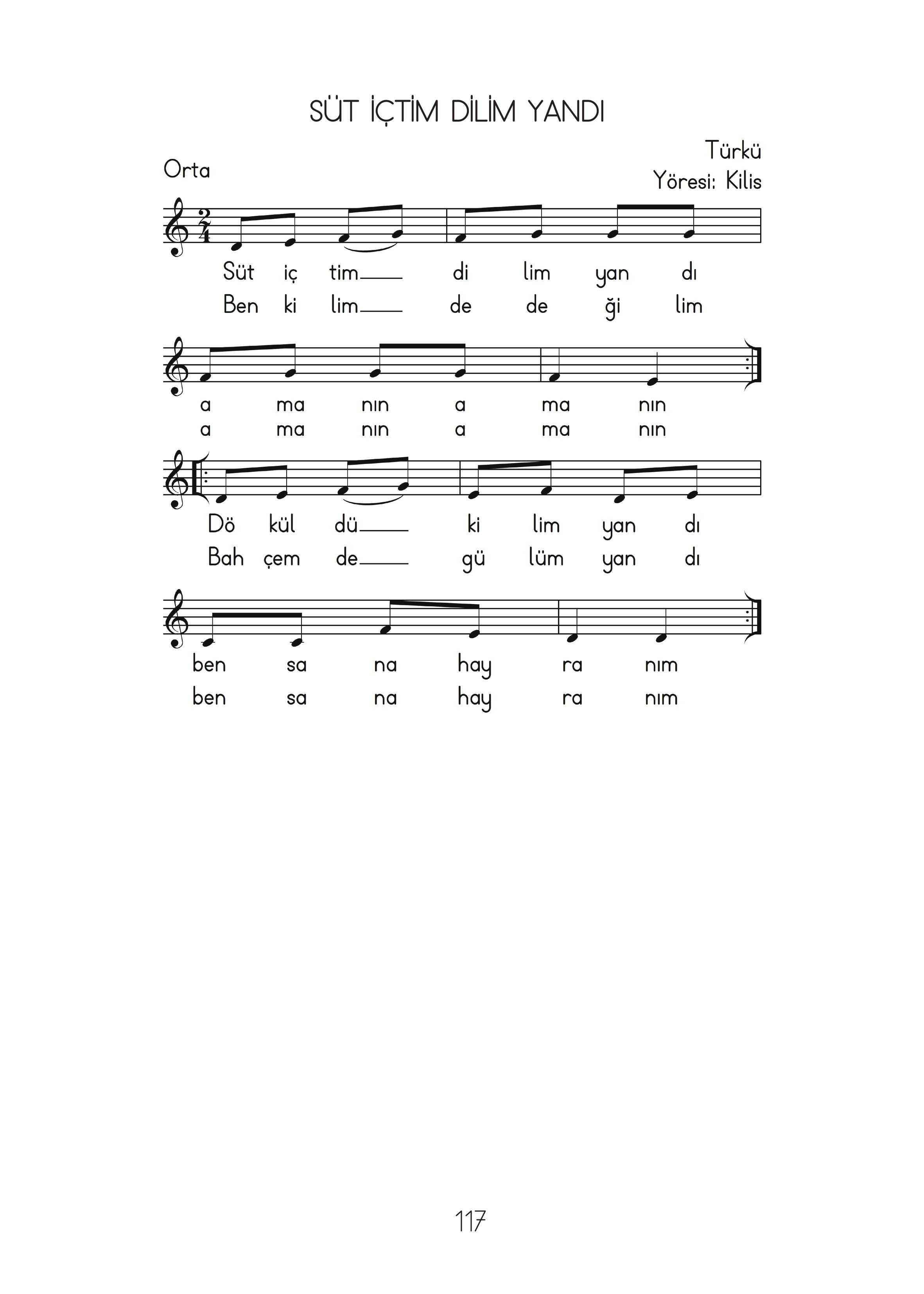 2. Sınıf Hecce Yayıncılık Müzik Ders Kitabı Sayfa 117 Cevapları 2. Sınıf Hecce Yayıncılık Müzik Ders Kitabı Sayfa 117 Cevapları