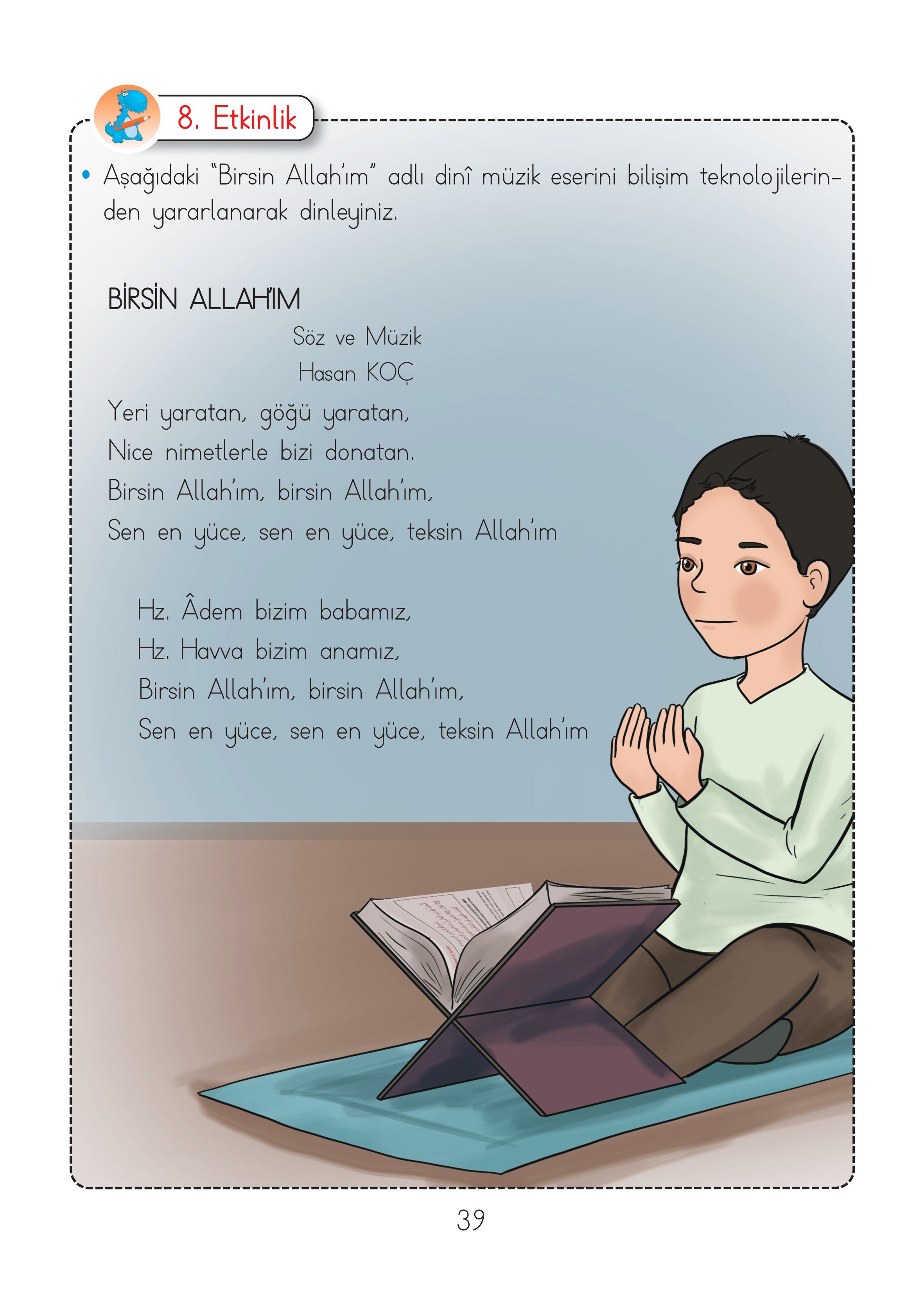 2. Sınıf Hecce Yayıncılık Müzik Ders Kitabı Sayfa 39 Cevapları