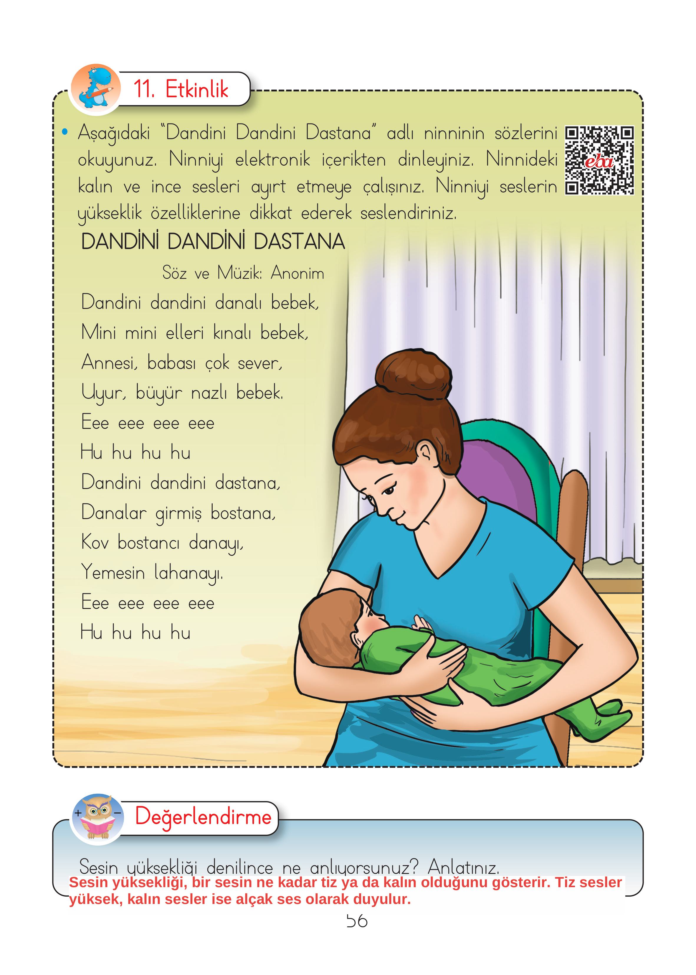 2. Sınıf Hecce Yayıncılık Müzik Ders Kitabı Sayfa 56 Cevapları 2. Sınıf Hecce Yayıncılık Müzik Ders Kitabı Sayfa 56 Cevapları