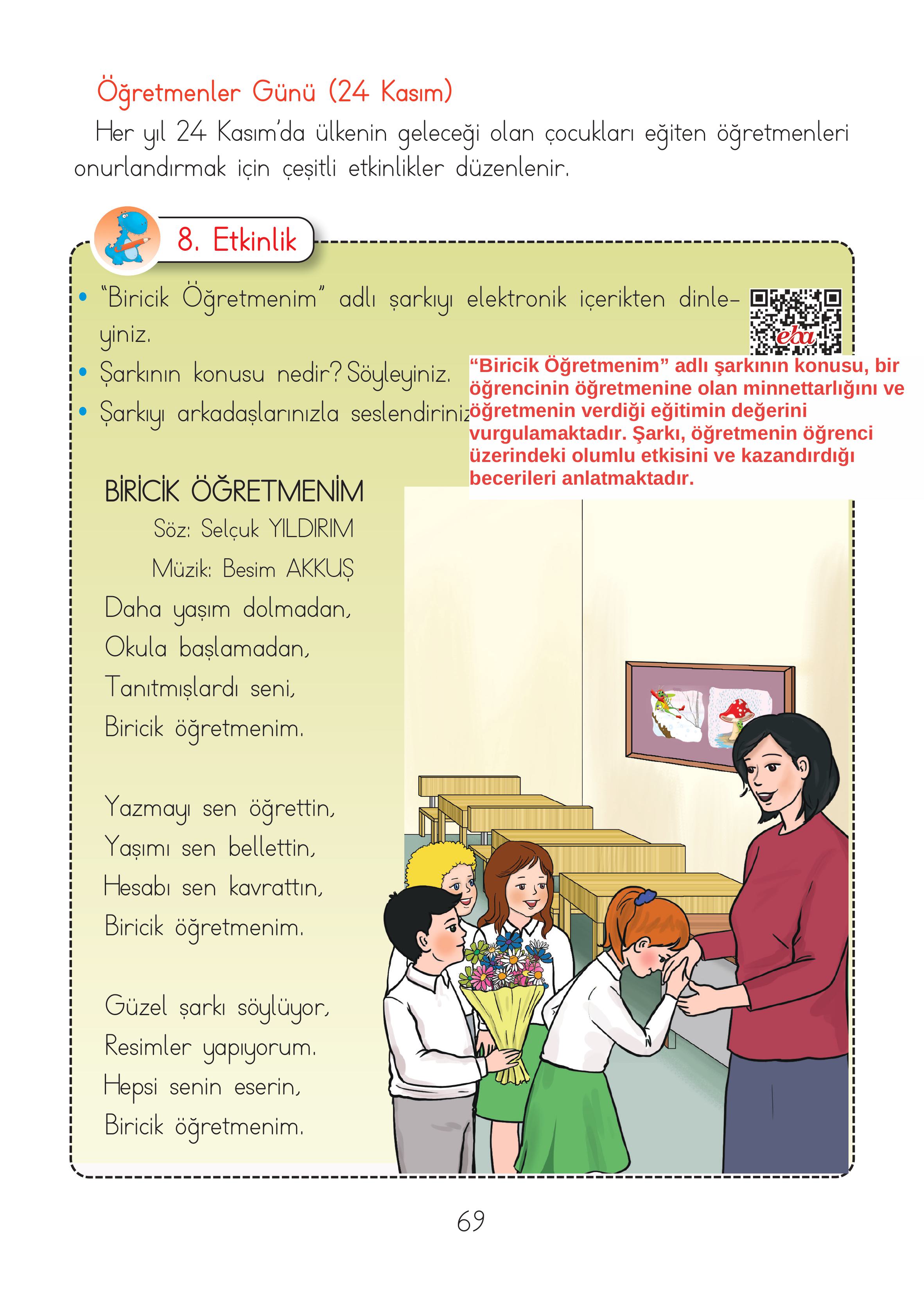 2. Sınıf Hecce Yayıncılık Müzik Ders Kitabı Sayfa 69 Cevapları