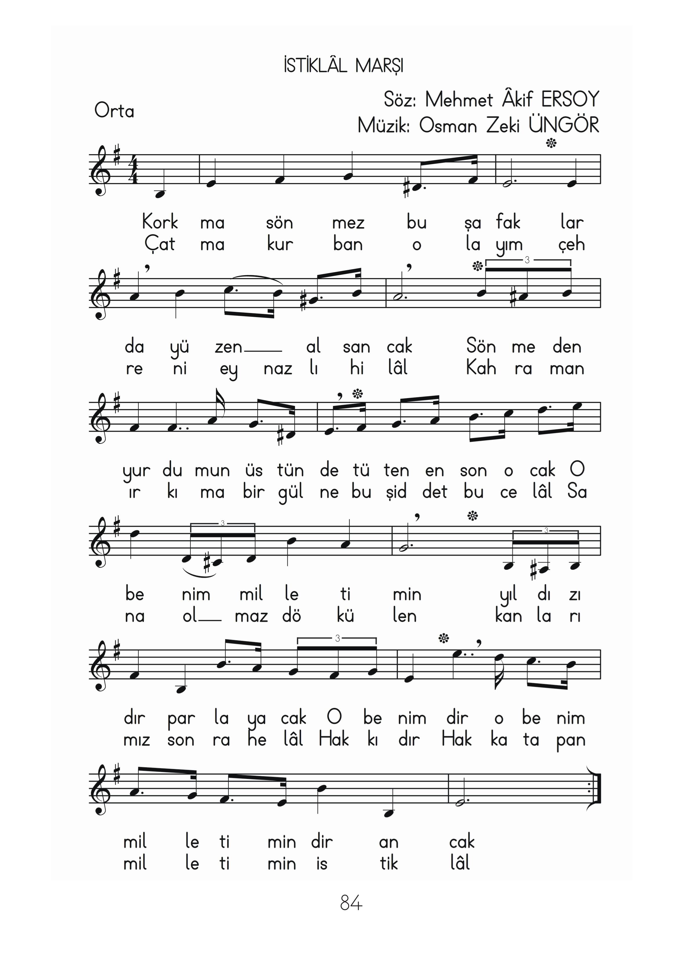 2. Sınıf Hecce Yayıncılık Müzik Ders Kitabı Sayfa 84 Cevapları 2. Sınıf Hecce Yayıncılık Müzik Ders Kitabı Sayfa 84 Cevapları