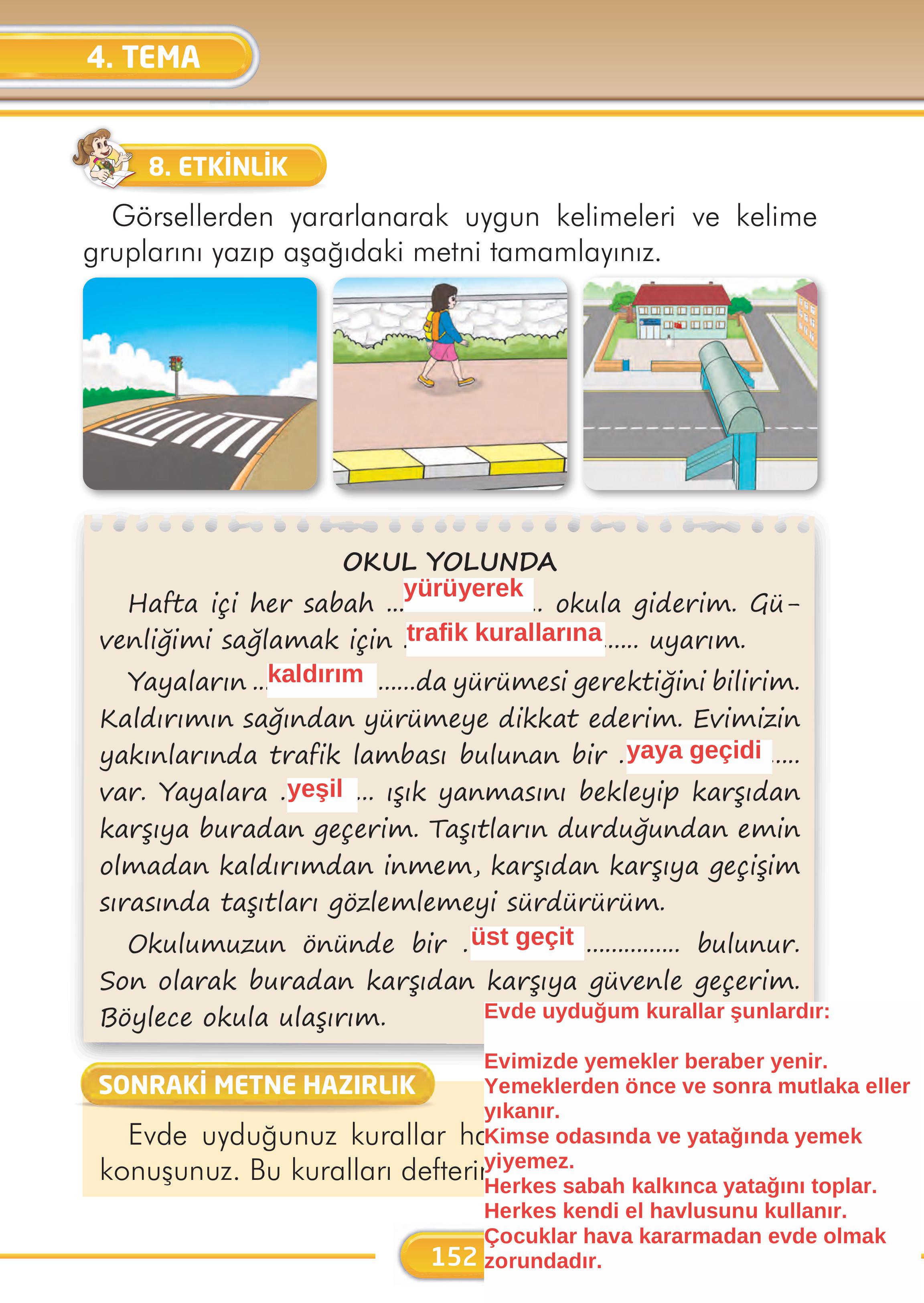2. Sınıf İlke Yayınları Türkçe Ders Kitabı Sayfa 152 Cevapları
