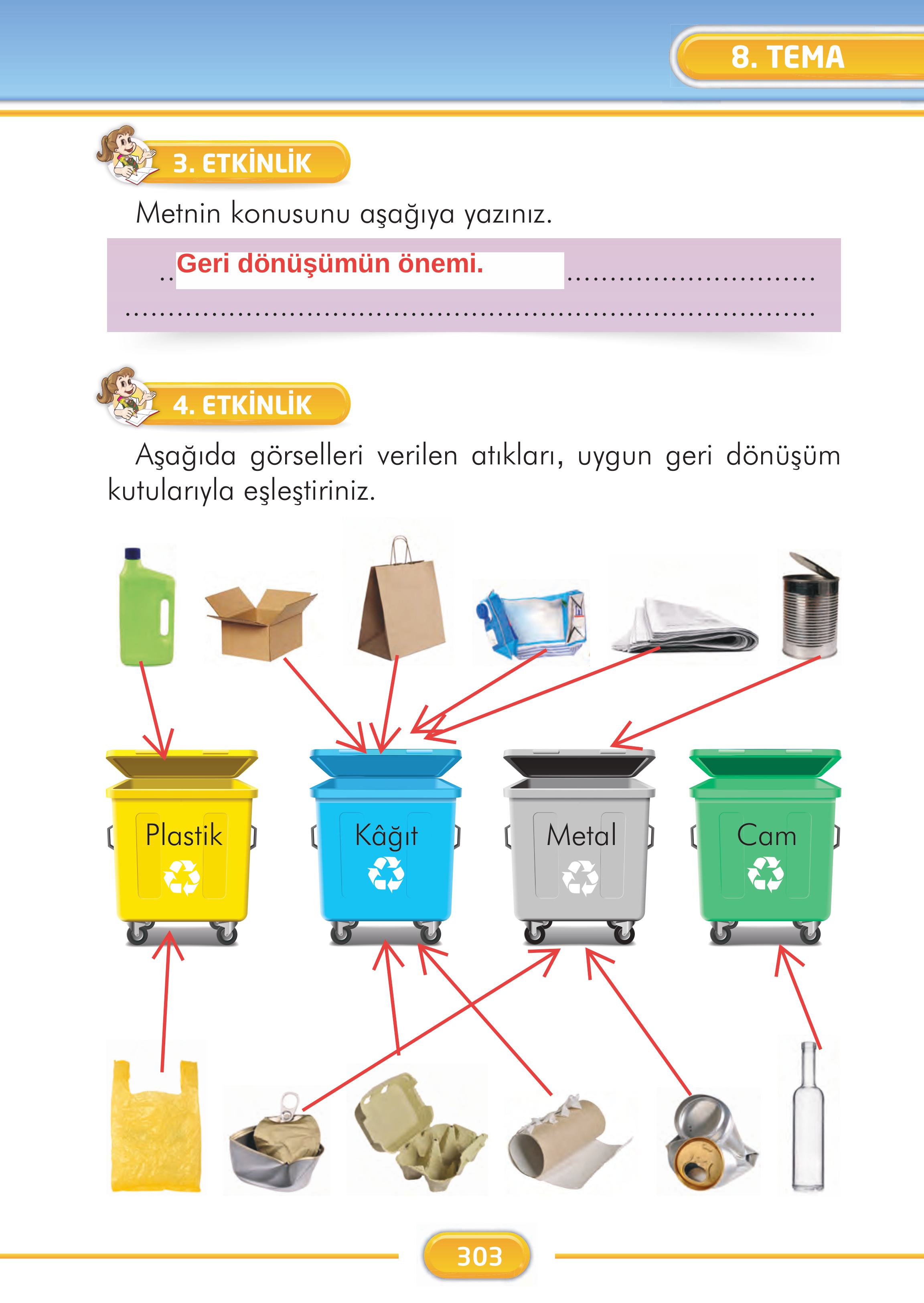2. Sınıf İlke Yayınları Türkçe Ders Kitabı Sayfa 303 Cevapları 2. Sınıf İlke Yayınları Türkçe Ders Kitabı Sayfa 303 Cevapları