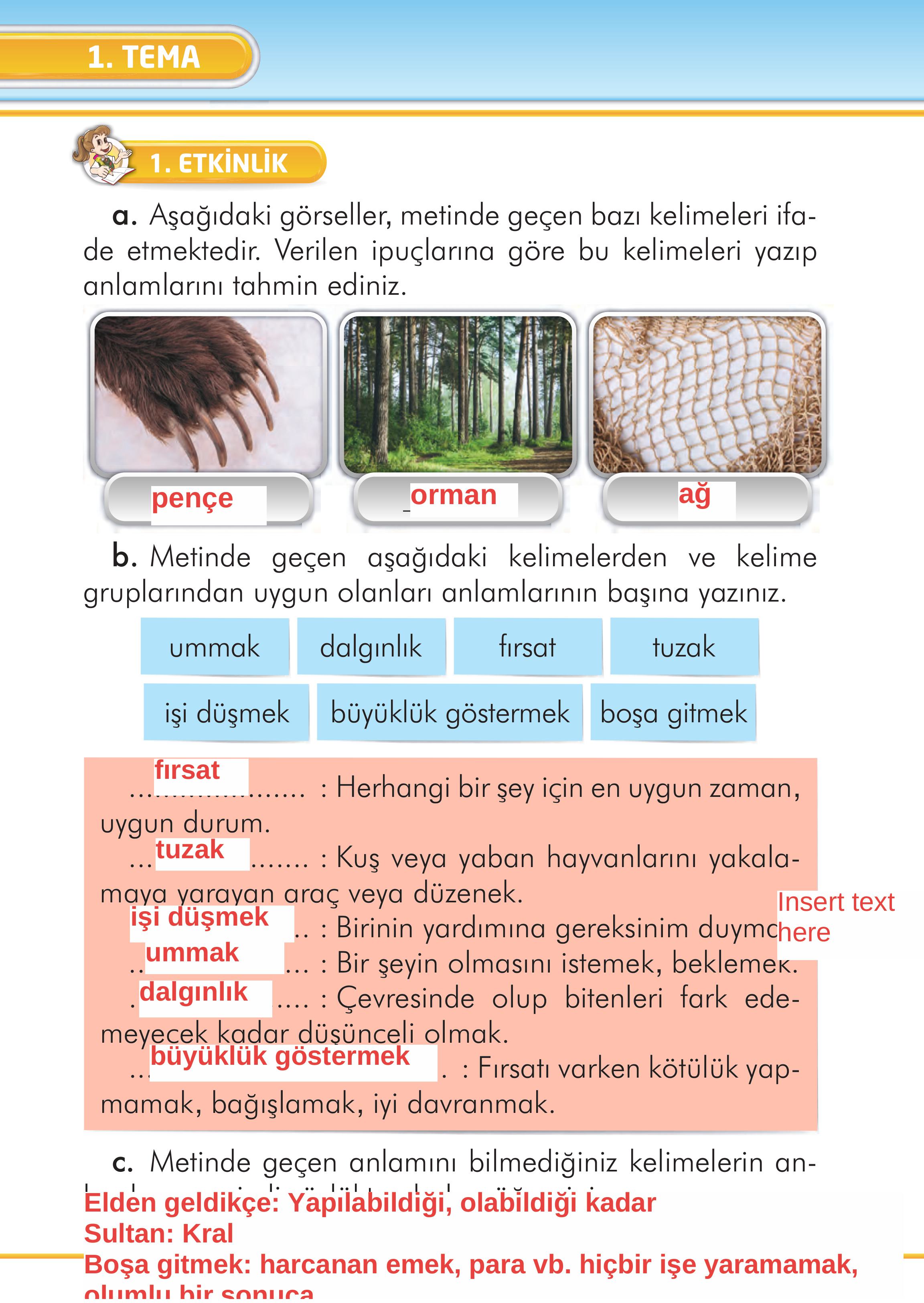2. Sınıf İlke Yayınları Türkçe Ders Kitabı Sayfa 32 Cevapları