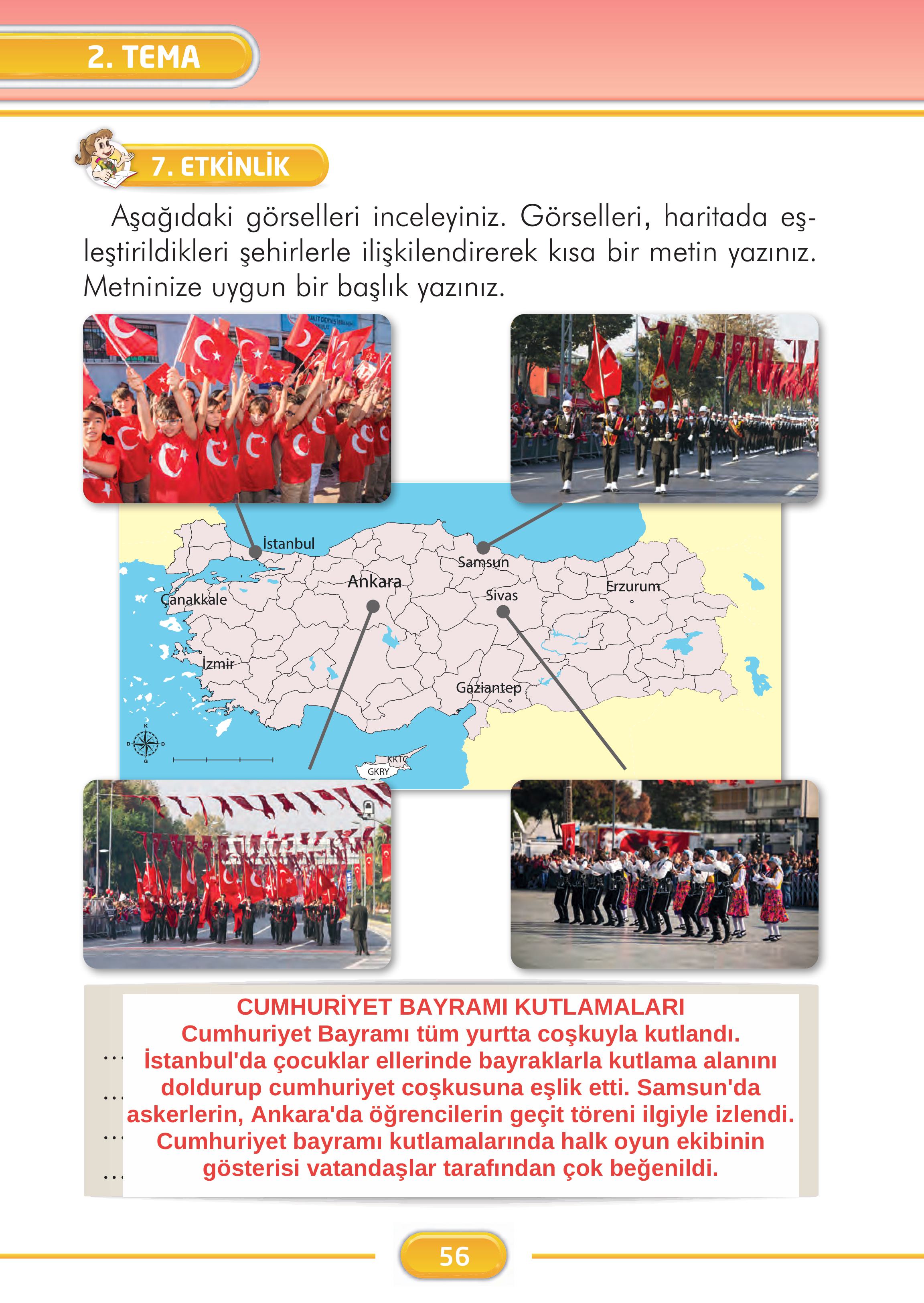 2. Sınıf İlke Yayınları Türkçe Ders Kitabı Sayfa 56 Cevapları 2. Sınıf İlke Yayınları Türkçe Ders Kitabı Sayfa 56 Cevapları