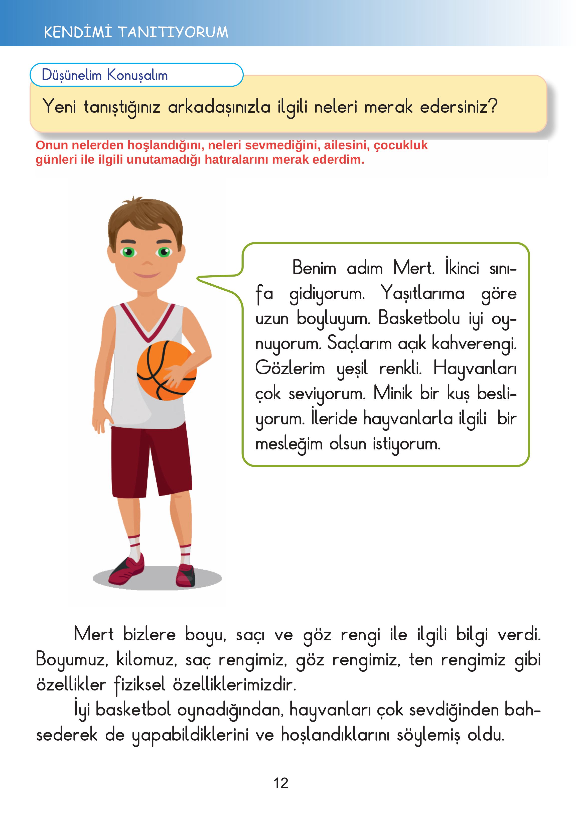 2. Sınıf Meb Yayınları Hayat Bilgisi Ders Kitabı Sayfa 12 Cevapları 2. Sınıf Meb Yayınları Hayat Bilgisi Ders Kitabı Sayfa 12 Cevapları