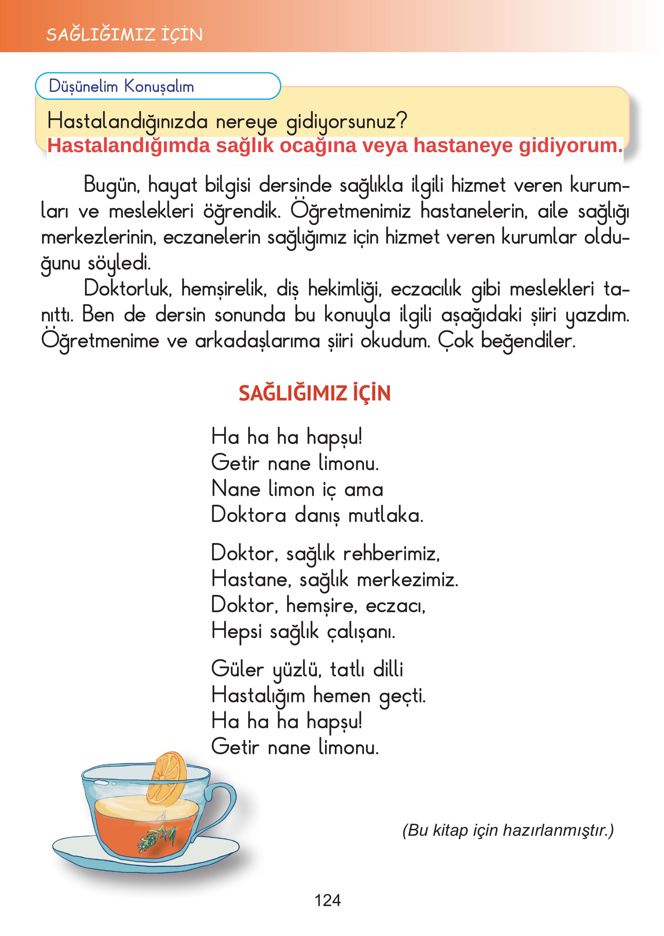 2. Sınıf Meb Yayınları Hayat Bilgisi Ders Kitabı Sayfa 124 Cevapları 2. Sınıf Meb Yayınları Hayat Bilgisi Ders Kitabı Sayfa 124 Cevapları