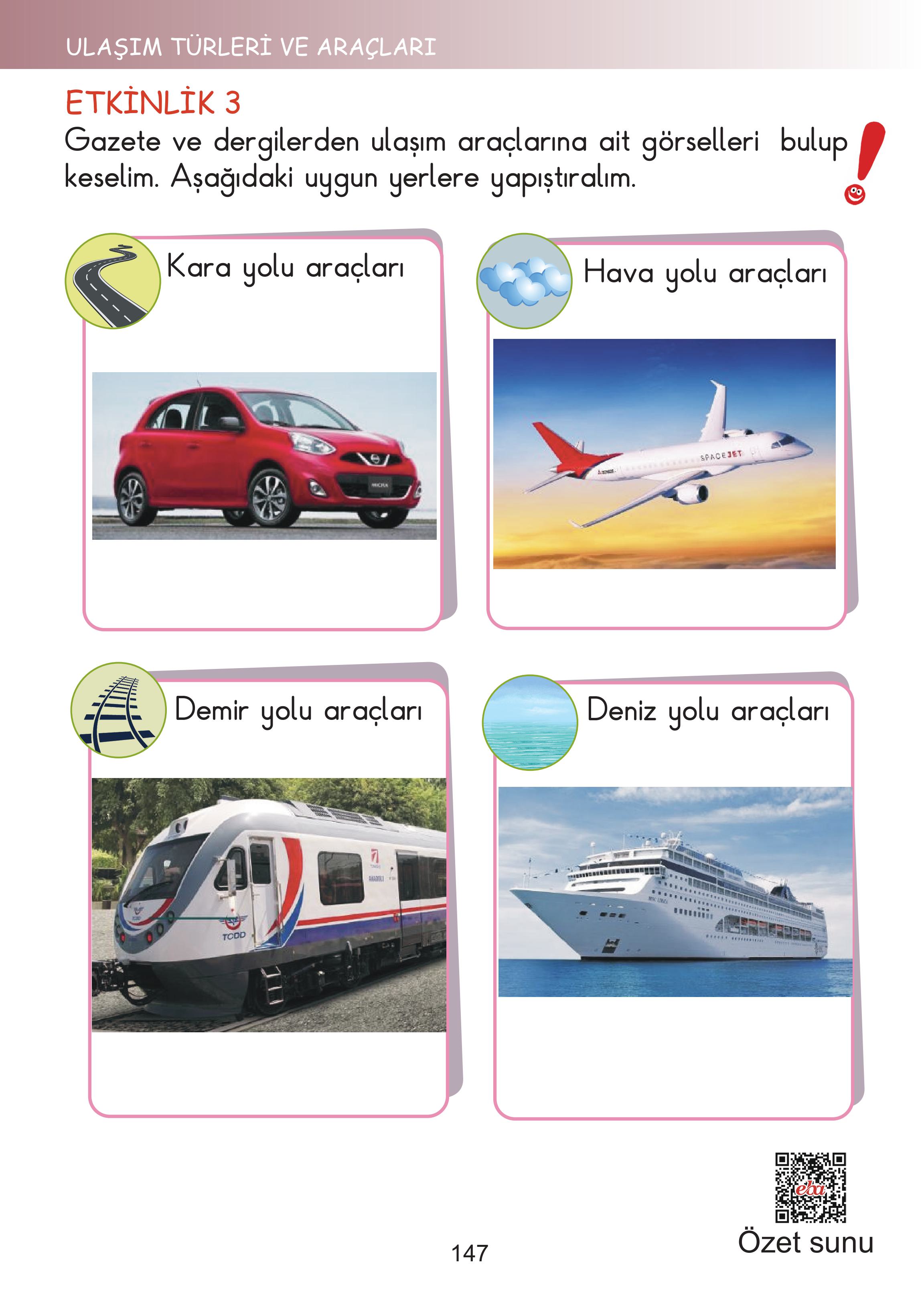 2. Sınıf Meb Yayınları Hayat Bilgisi Ders Kitabı Sayfa 147 Cevapları