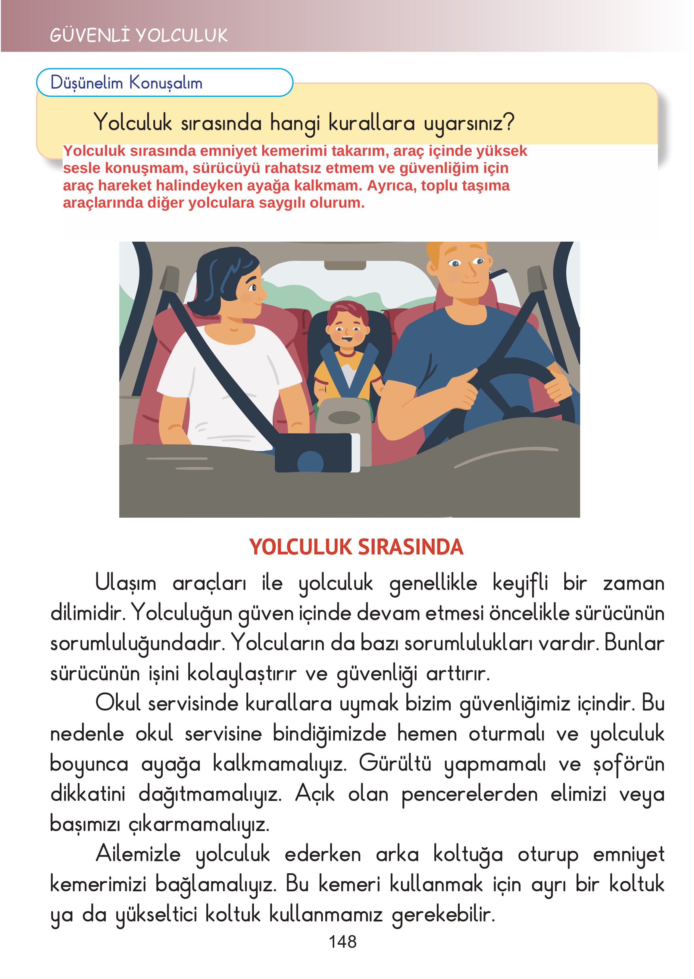 2. Sınıf Meb Yayınları Hayat Bilgisi Ders Kitabı Sayfa 148 Cevapları