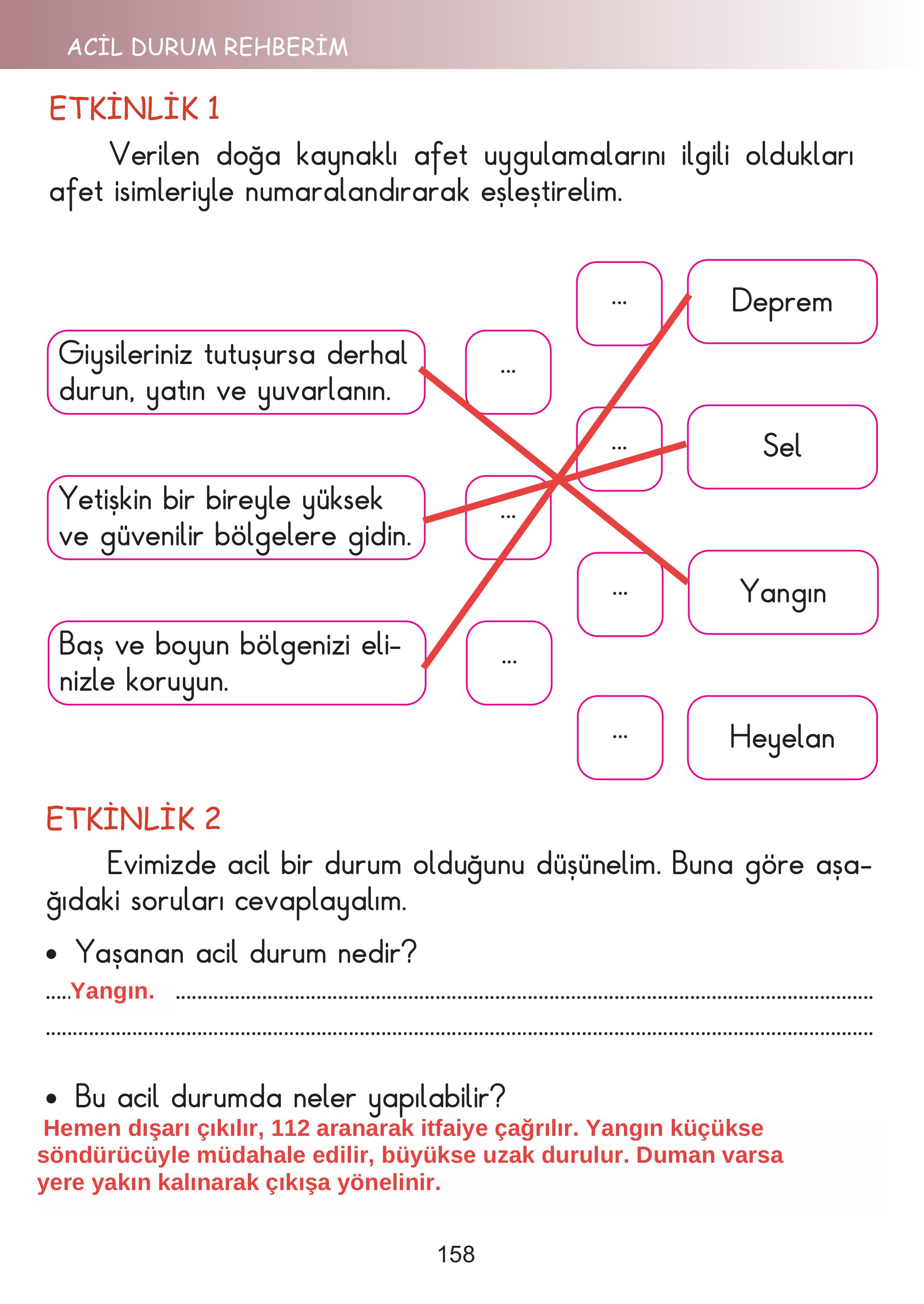 2. Sınıf Meb Yayınları Hayat Bilgisi Ders Kitabı Sayfa 158 Cevapları 2. Sınıf Meb Yayınları Hayat Bilgisi Ders Kitabı Sayfa 158 Cevapları