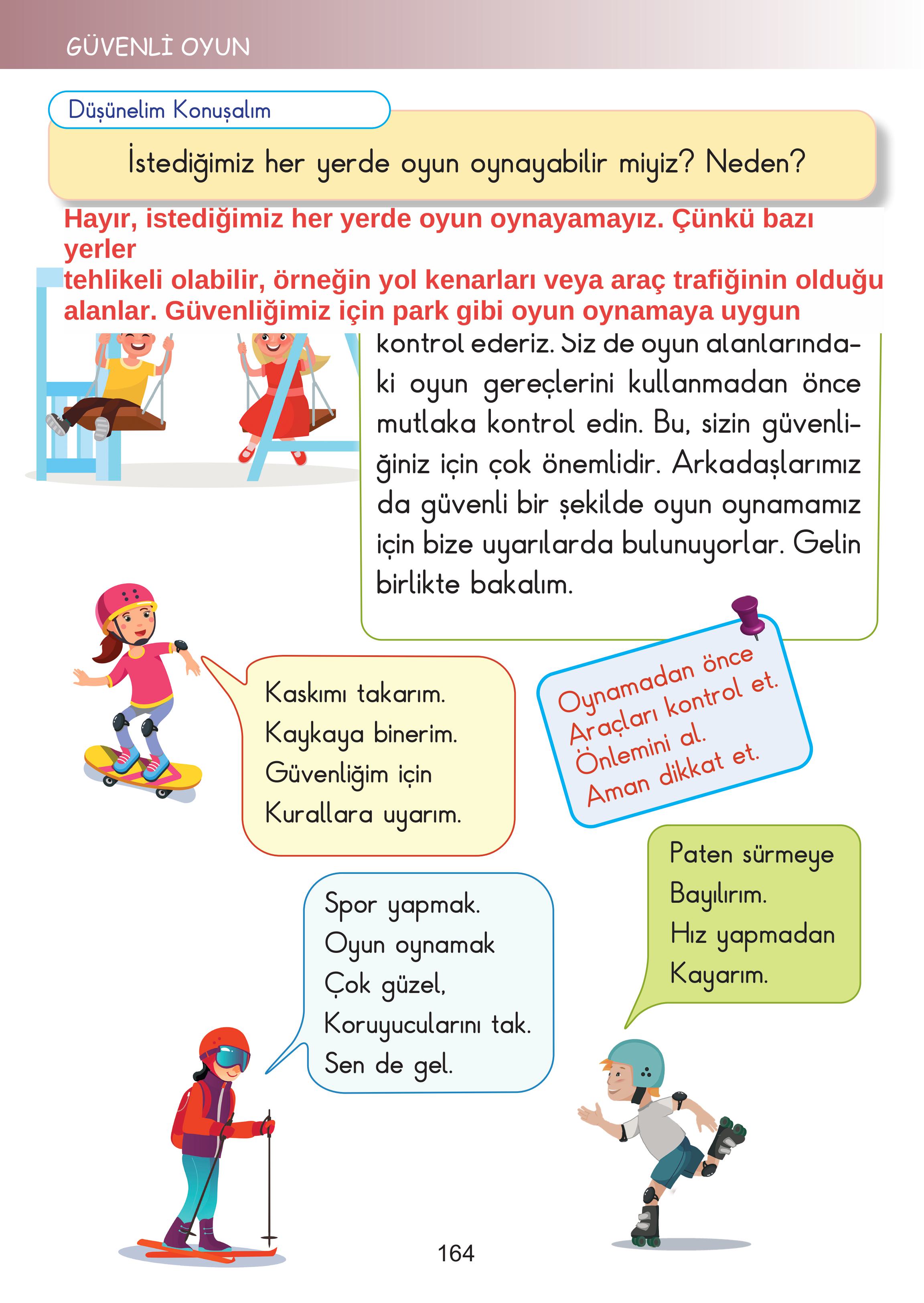 2. Sınıf Meb Yayınları Hayat Bilgisi Ders Kitabı Sayfa 164 Cevapları 2. Sınıf Meb Yayınları Hayat Bilgisi Ders Kitabı Sayfa 164 Cevapları