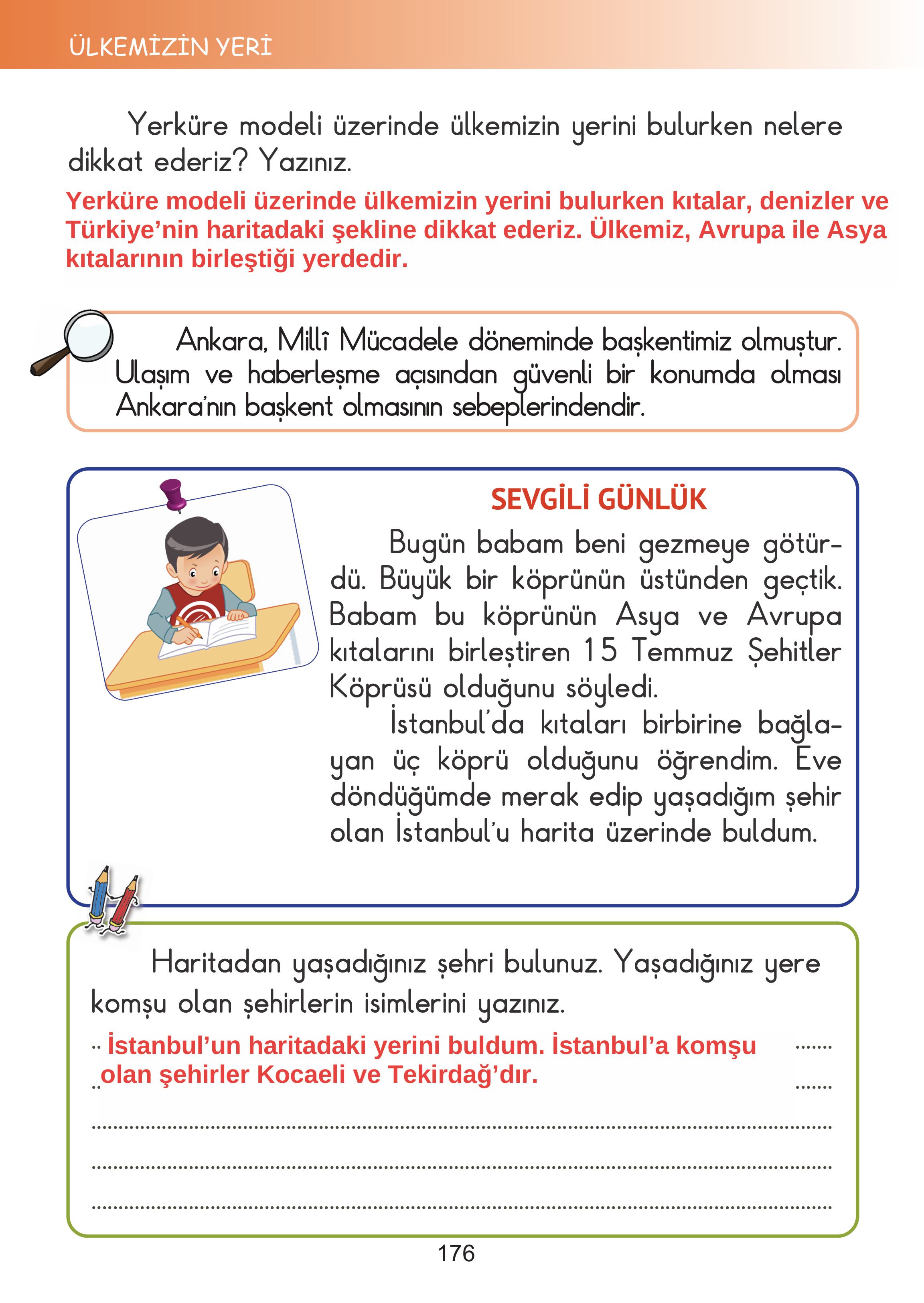 2. Sınıf Meb Yayınları Hayat Bilgisi Ders Kitabı Sayfa 176 Cevapları 2. Sınıf Meb Yayınları Hayat Bilgisi Ders Kitabı Sayfa 176 Cevapları