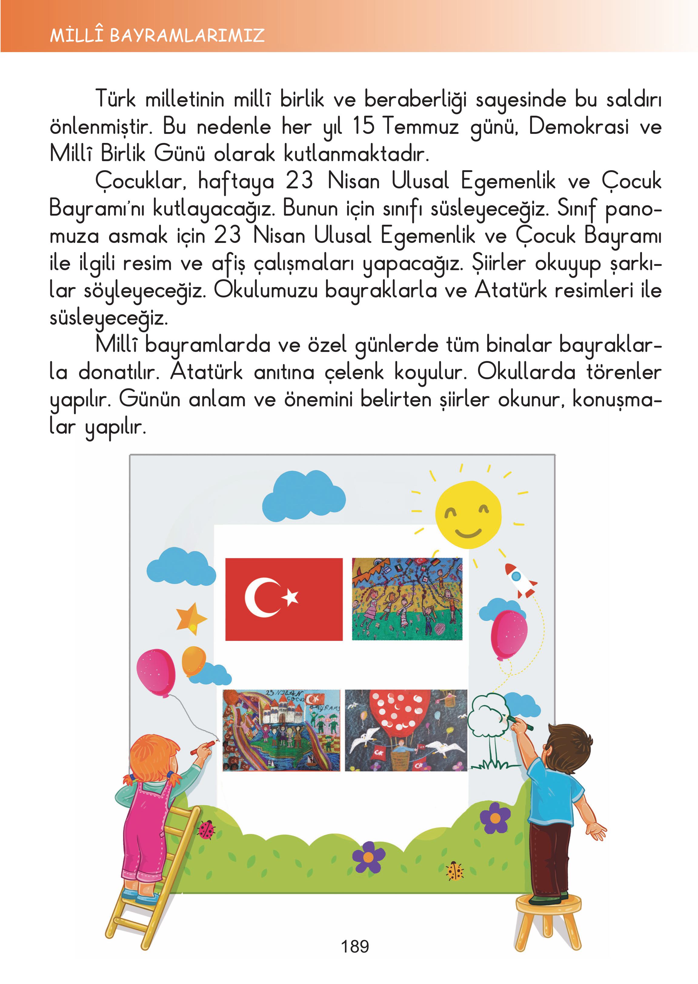 2. Sınıf Meb Yayınları Hayat Bilgisi Ders Kitabı Sayfa 189 Cevapları 2. Sınıf Meb Yayınları Hayat Bilgisi Ders Kitabı Sayfa 189 Cevapları