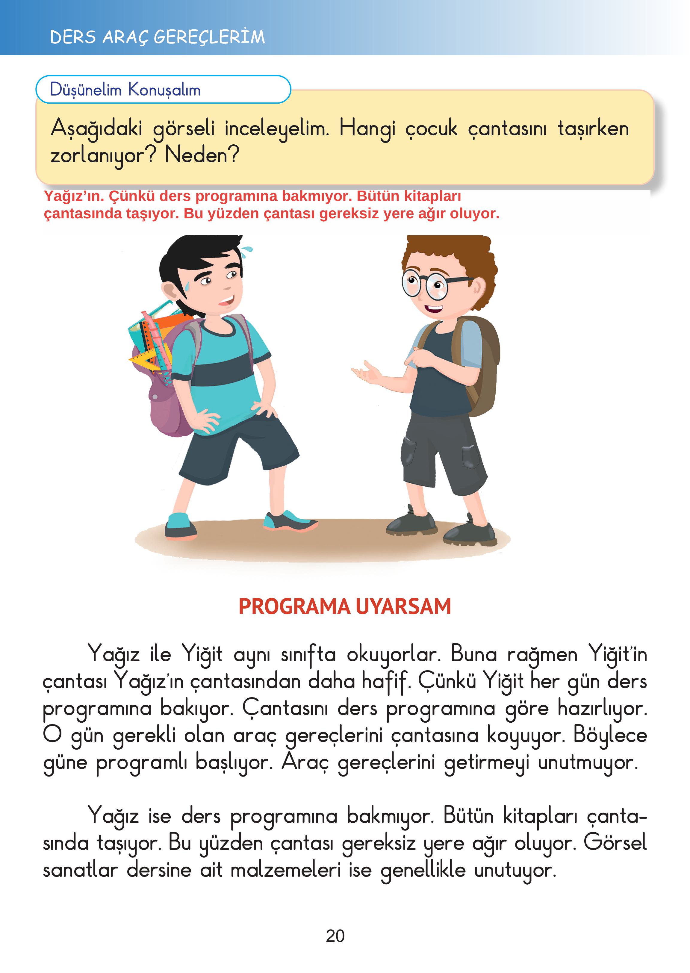 2. Sınıf Meb Yayınları Hayat Bilgisi Ders Kitabı Sayfa 20 Cevapları 2. Sınıf Meb Yayınları Hayat Bilgisi Ders Kitabı Sayfa 20 Cevapları