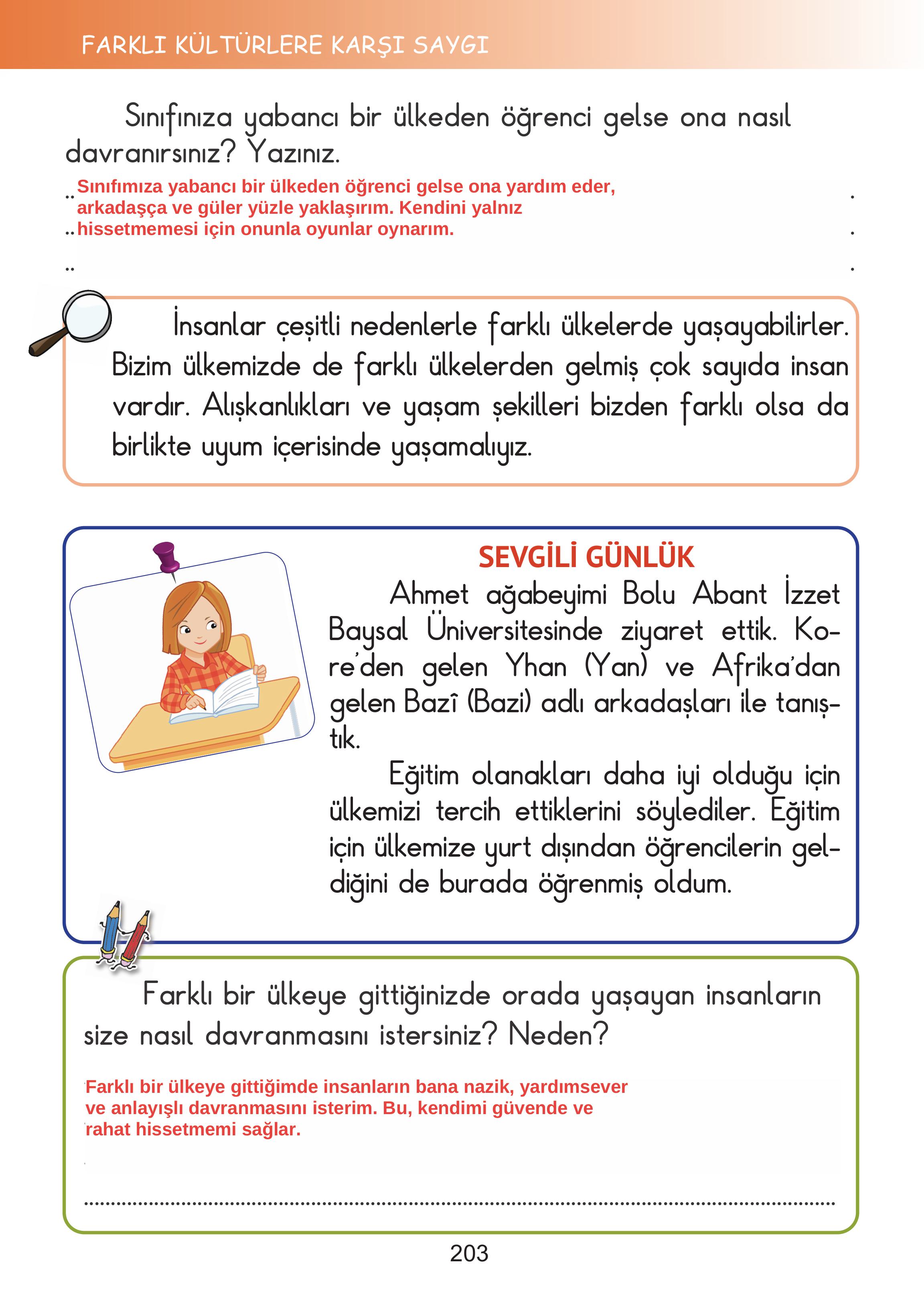 2. Sınıf Meb Yayınları Hayat Bilgisi Ders Kitabı Sayfa 203 Cevapları 2. Sınıf Meb Yayınları Hayat Bilgisi Ders Kitabı Sayfa 203 Cevapları