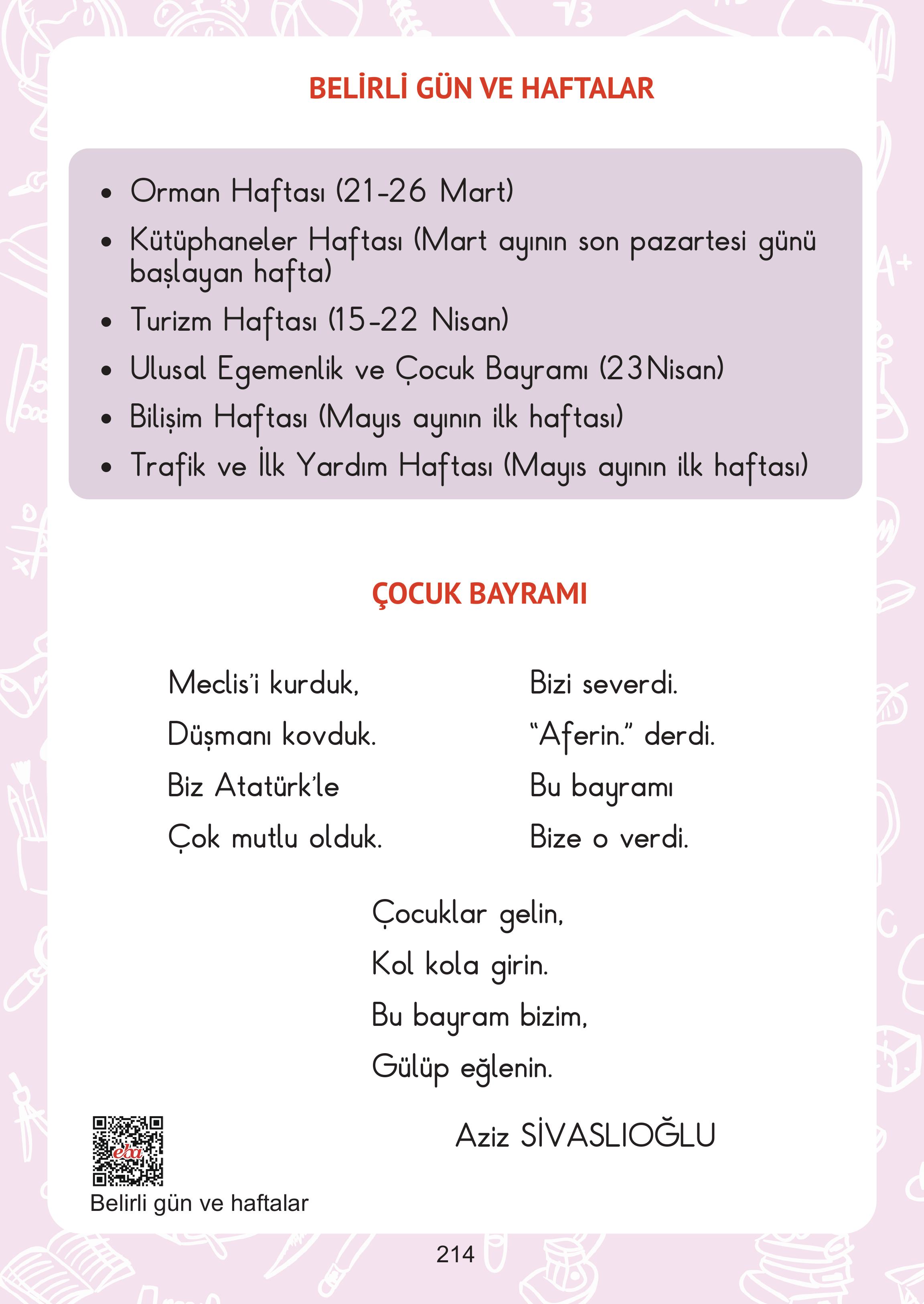 2. Sınıf Meb Yayınları Hayat Bilgisi Ders Kitabı Sayfa 214 Cevapları 2. Sınıf Meb Yayınları Hayat Bilgisi Ders Kitabı Sayfa 214 Cevapları