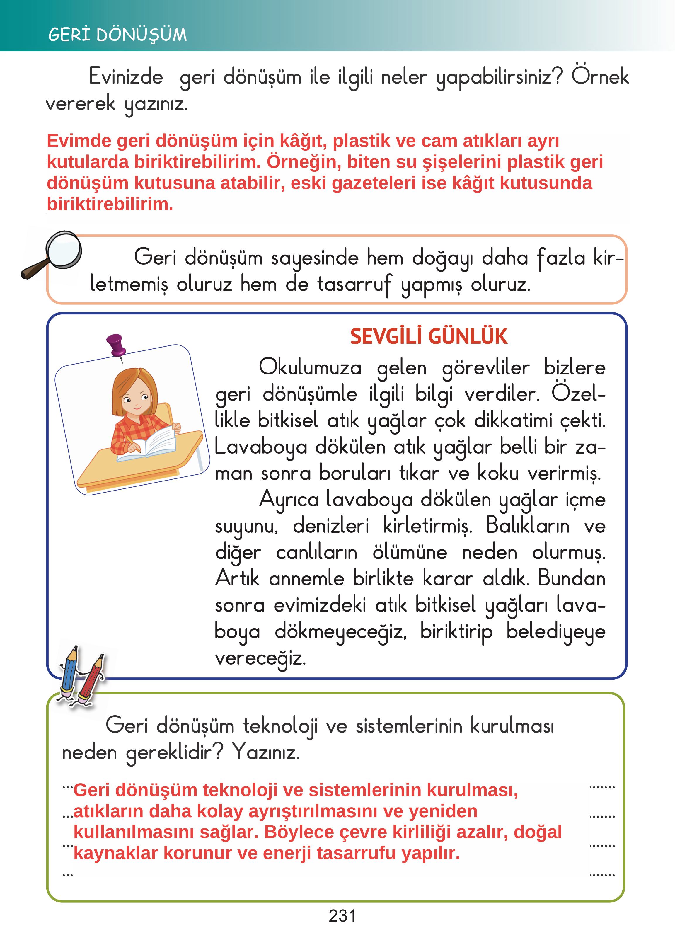2. Sınıf Meb Yayınları Hayat Bilgisi Ders Kitabı Sayfa 231 Cevapları 2. Sınıf Meb Yayınları Hayat Bilgisi Ders Kitabı Sayfa 231 Cevapları
