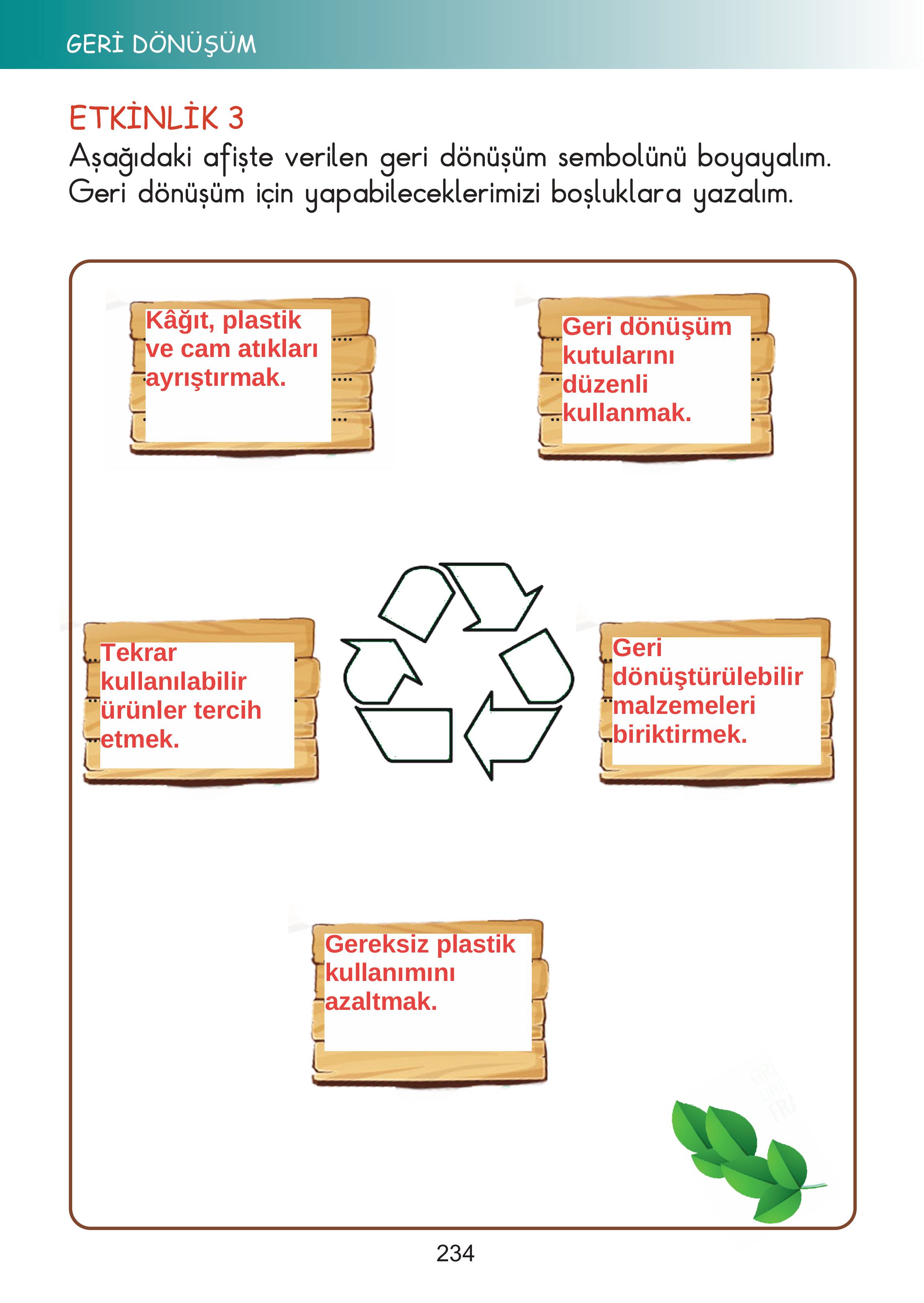 2. Sınıf Meb Yayınları Hayat Bilgisi Ders Kitabı Sayfa 234 Cevapları 2. Sınıf Meb Yayınları Hayat Bilgisi Ders Kitabı Sayfa 234 Cevapları