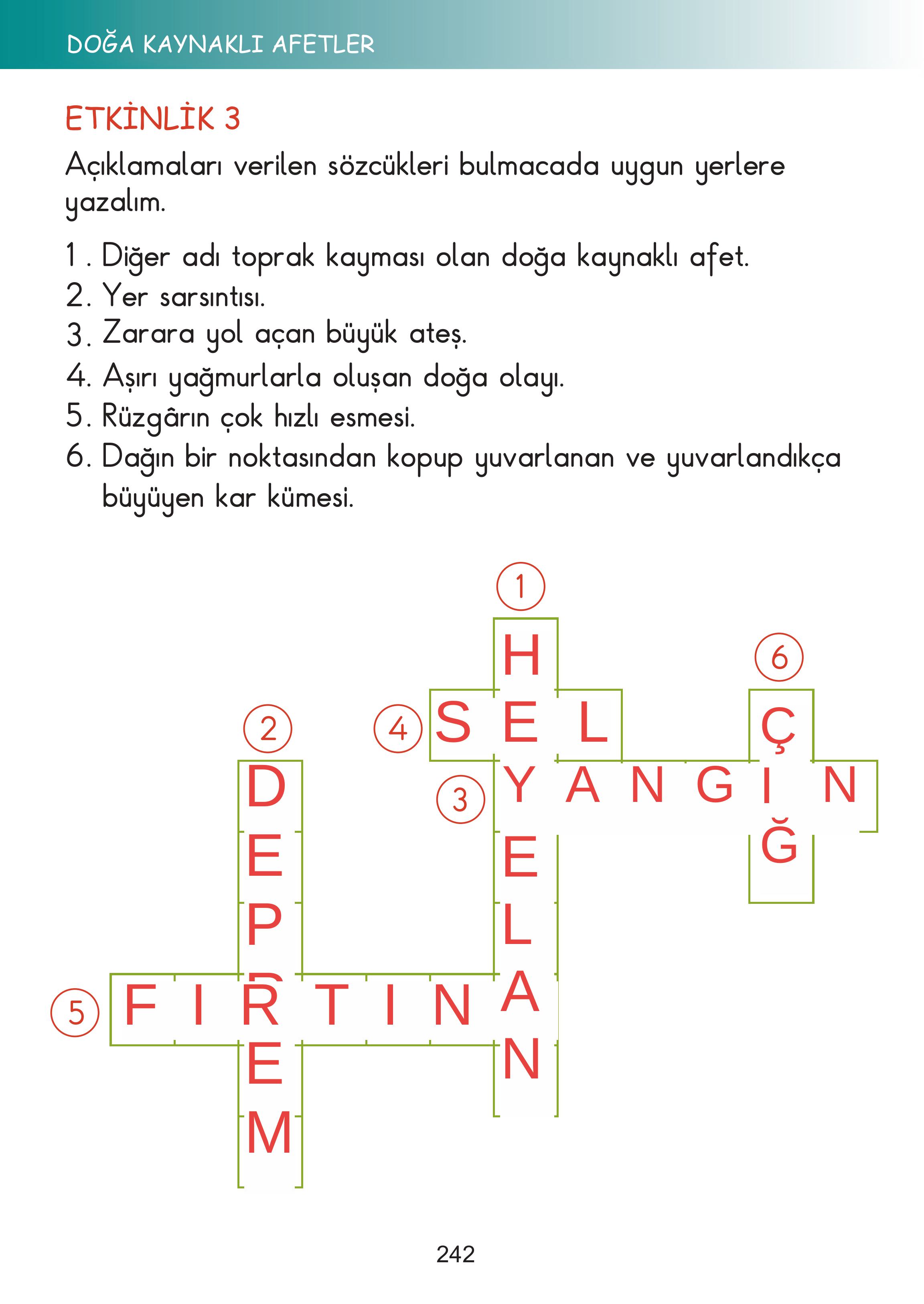 2. Sınıf Meb Yayınları Hayat Bilgisi Ders Kitabı Sayfa 242 Cevapları 2. Sınıf Meb Yayınları Hayat Bilgisi Ders Kitabı Sayfa 242 Cevapları