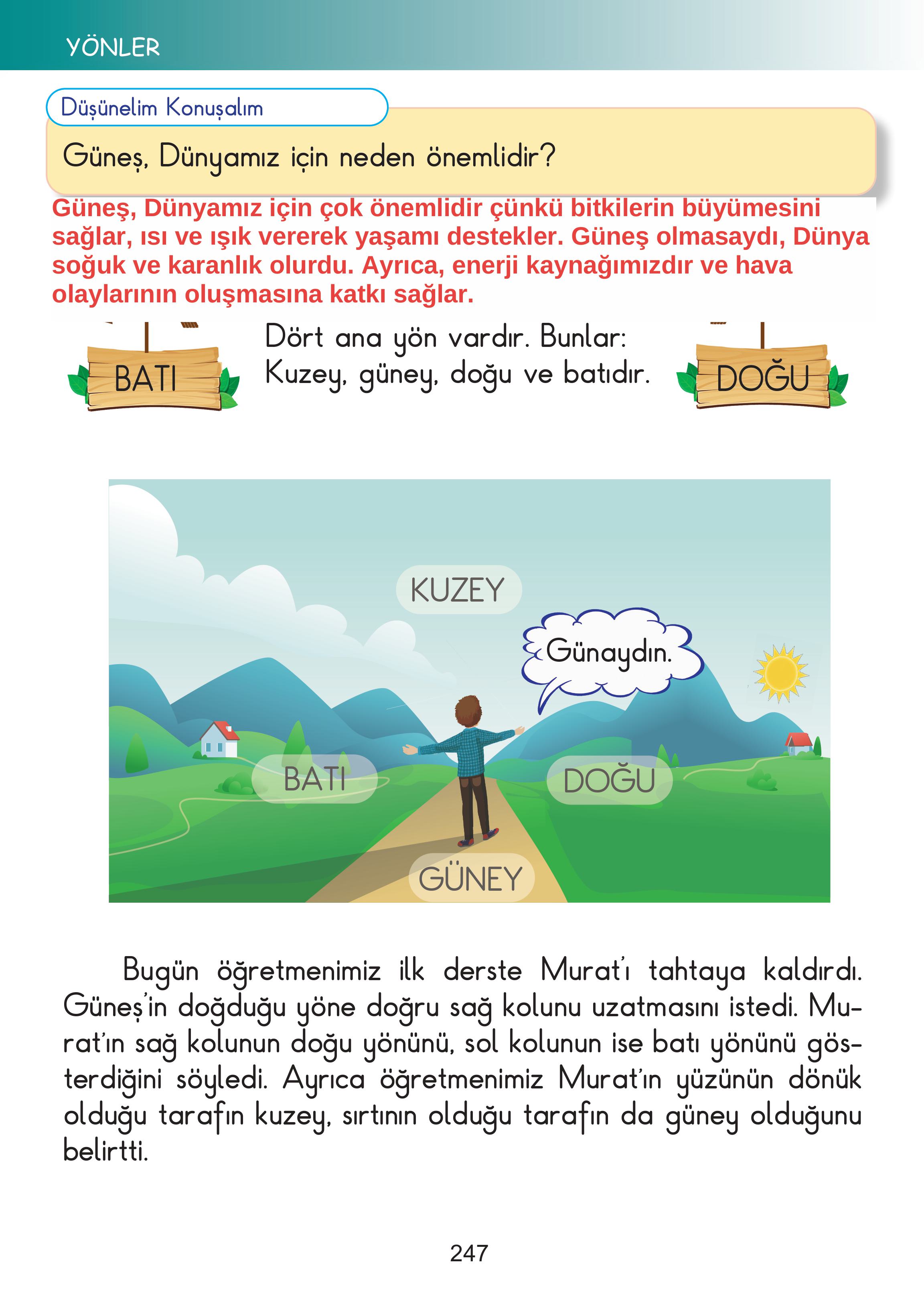 2. Sınıf Meb Yayınları Hayat Bilgisi Ders Kitabı Sayfa 247 Cevapları