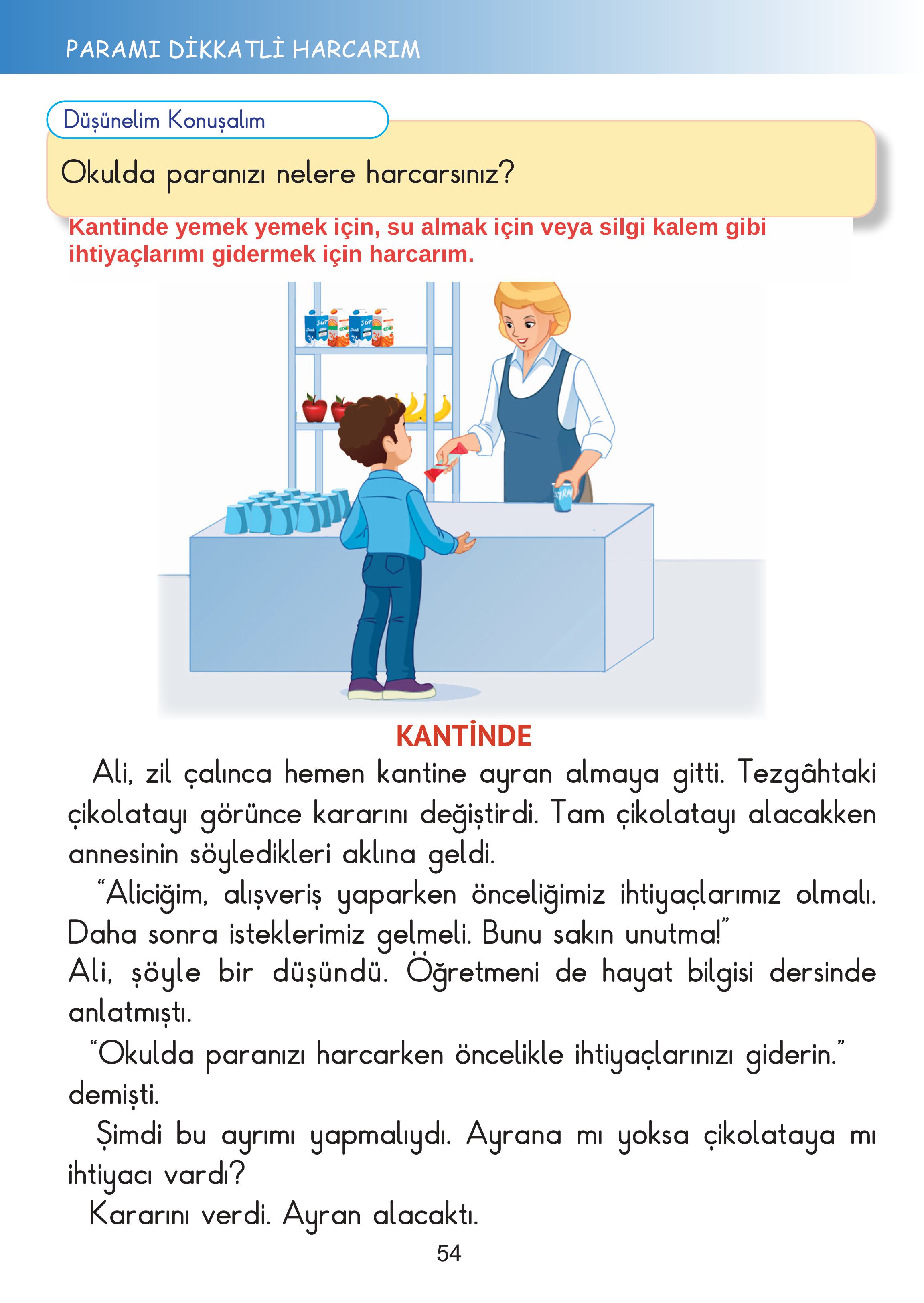 2. Sınıf Meb Yayınları Hayat Bilgisi Ders Kitabı Sayfa 54 Cevapları 2. Sınıf Meb Yayınları Hayat Bilgisi Ders Kitabı Sayfa 54 Cevapları