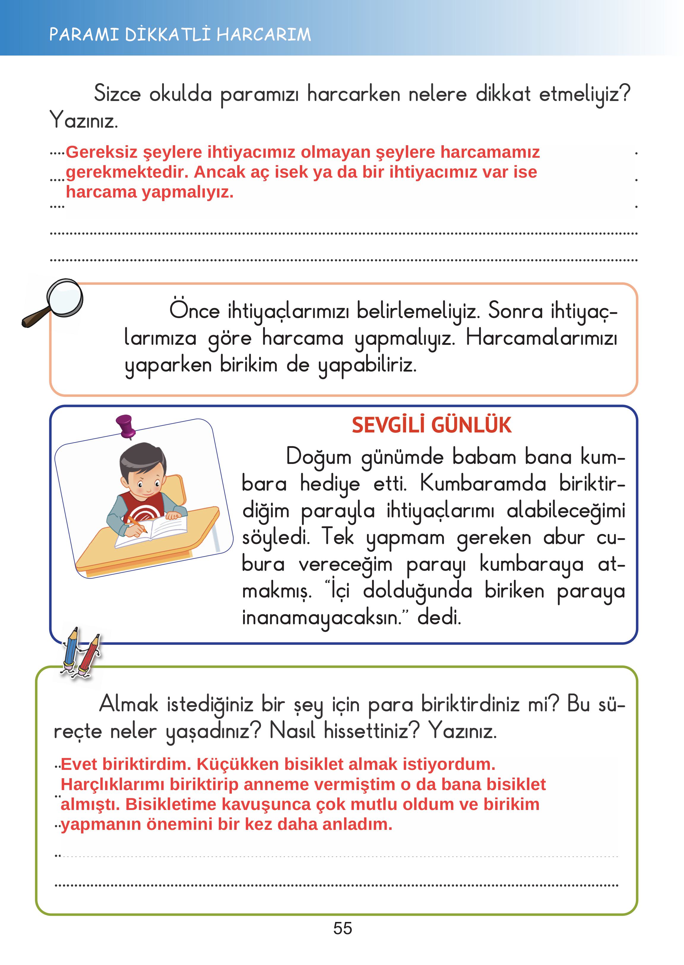 2. Sınıf Meb Yayınları Hayat Bilgisi Ders Kitabı Sayfa 55 Cevapları 2. Sınıf Meb Yayınları Hayat Bilgisi Ders Kitabı Sayfa 55 Cevapları