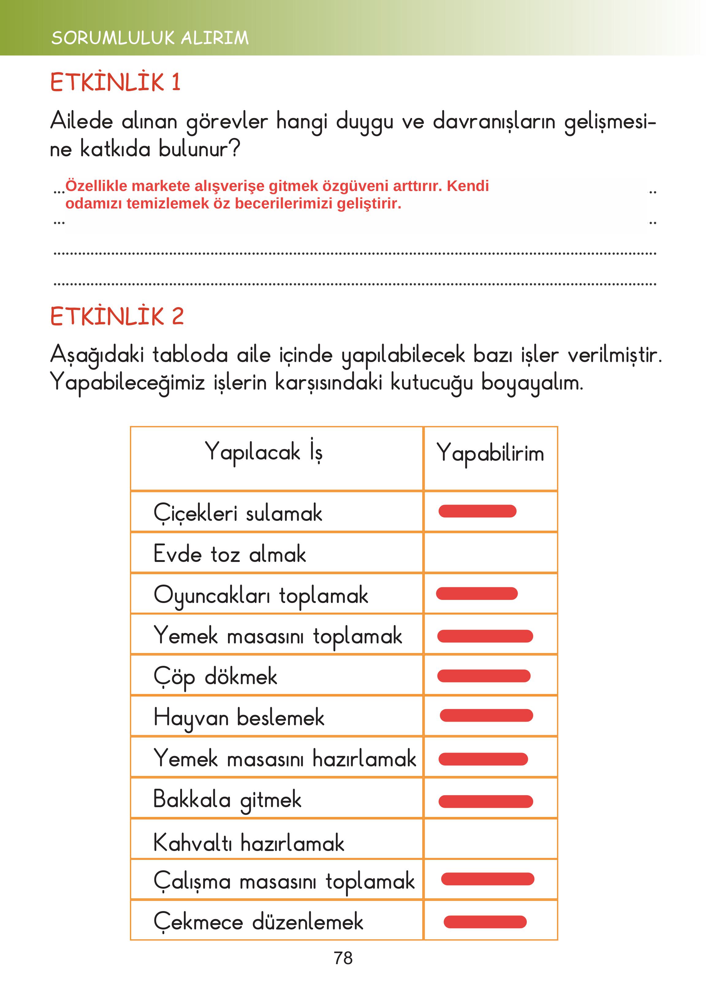 2. Sınıf Meb Yayınları Hayat Bilgisi Ders Kitabı Sayfa 78 Cevapları 2. Sınıf Meb Yayınları Hayat Bilgisi Ders Kitabı Sayfa 78 Cevapları