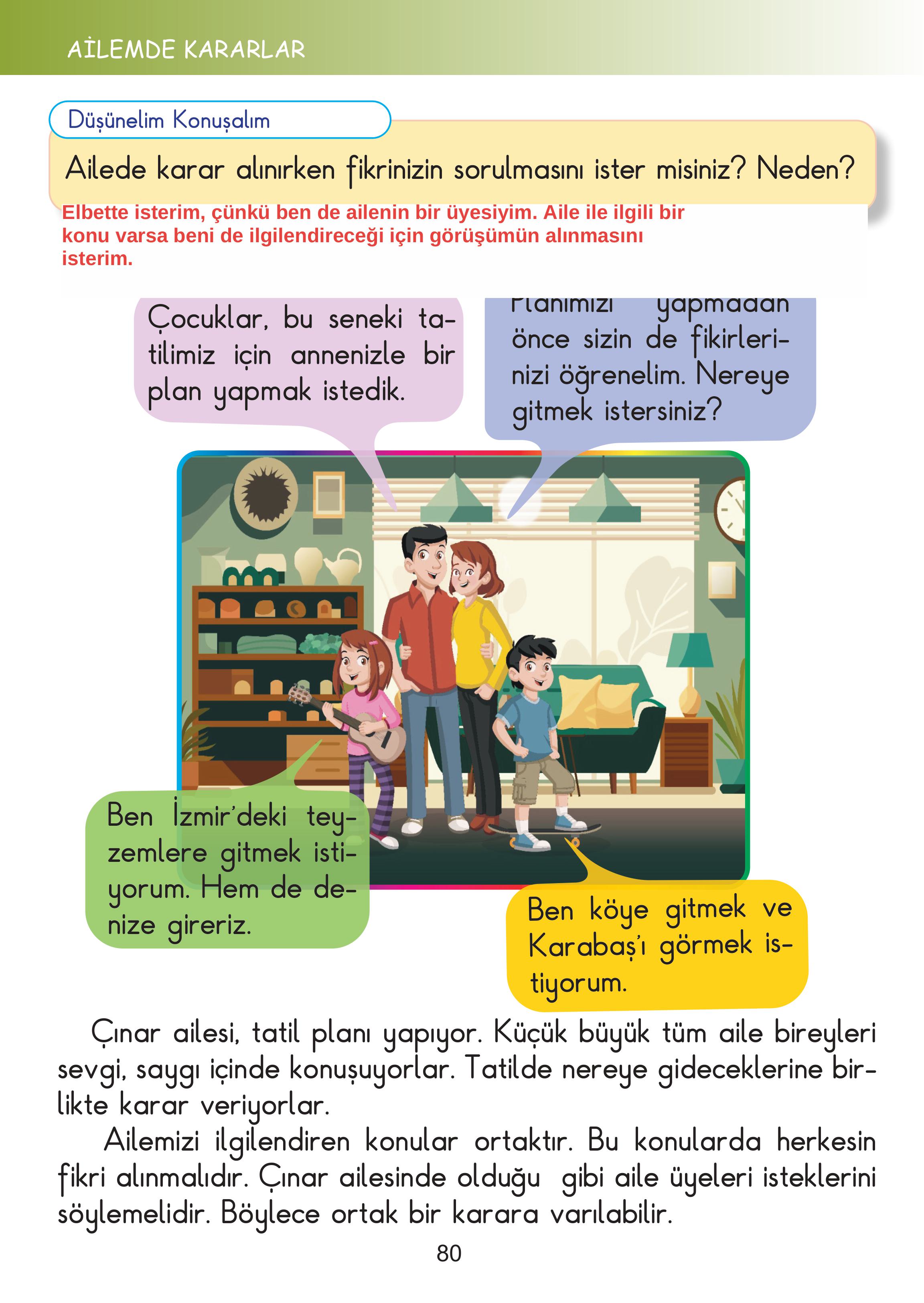 2. Sınıf Meb Yayınları Hayat Bilgisi Ders Kitabı Sayfa 80 Cevapları 2. Sınıf Meb Yayınları Hayat Bilgisi Ders Kitabı Sayfa 80 Cevapları