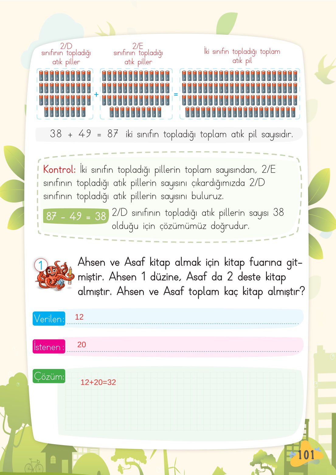 2. Sınıf Meb Yayınları Matematik Ders Kitabı Sayfa 102 Cevapları 2. Sınıf Meb Yayınları Matematik Ders Kitabı Sayfa 102 Cevapları