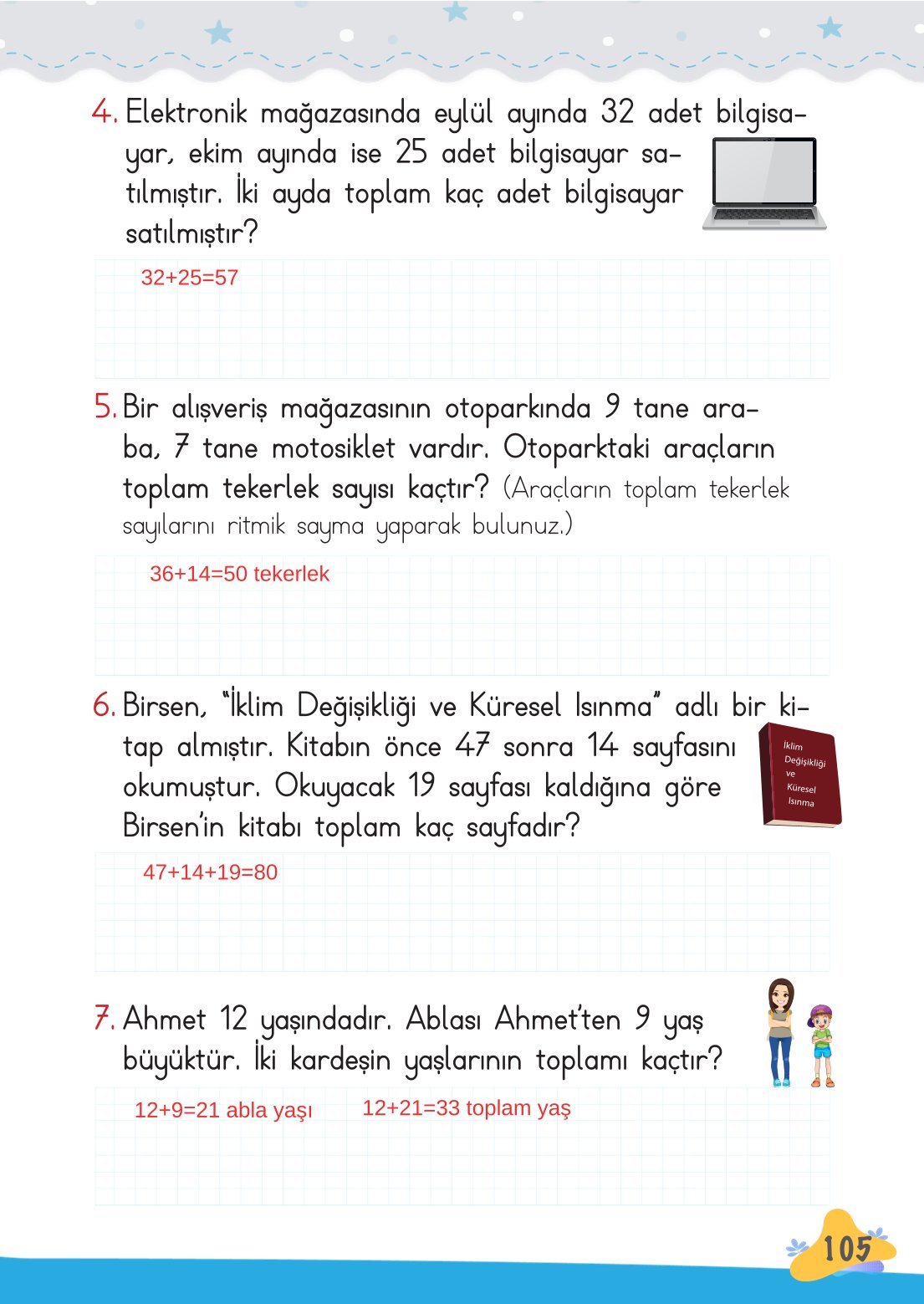 2. Sınıf Meb Yayınları Matematik Ders Kitabı Sayfa 106 Cevapları 2. Sınıf Meb Yayınları Matematik Ders Kitabı Sayfa 106 Cevapları