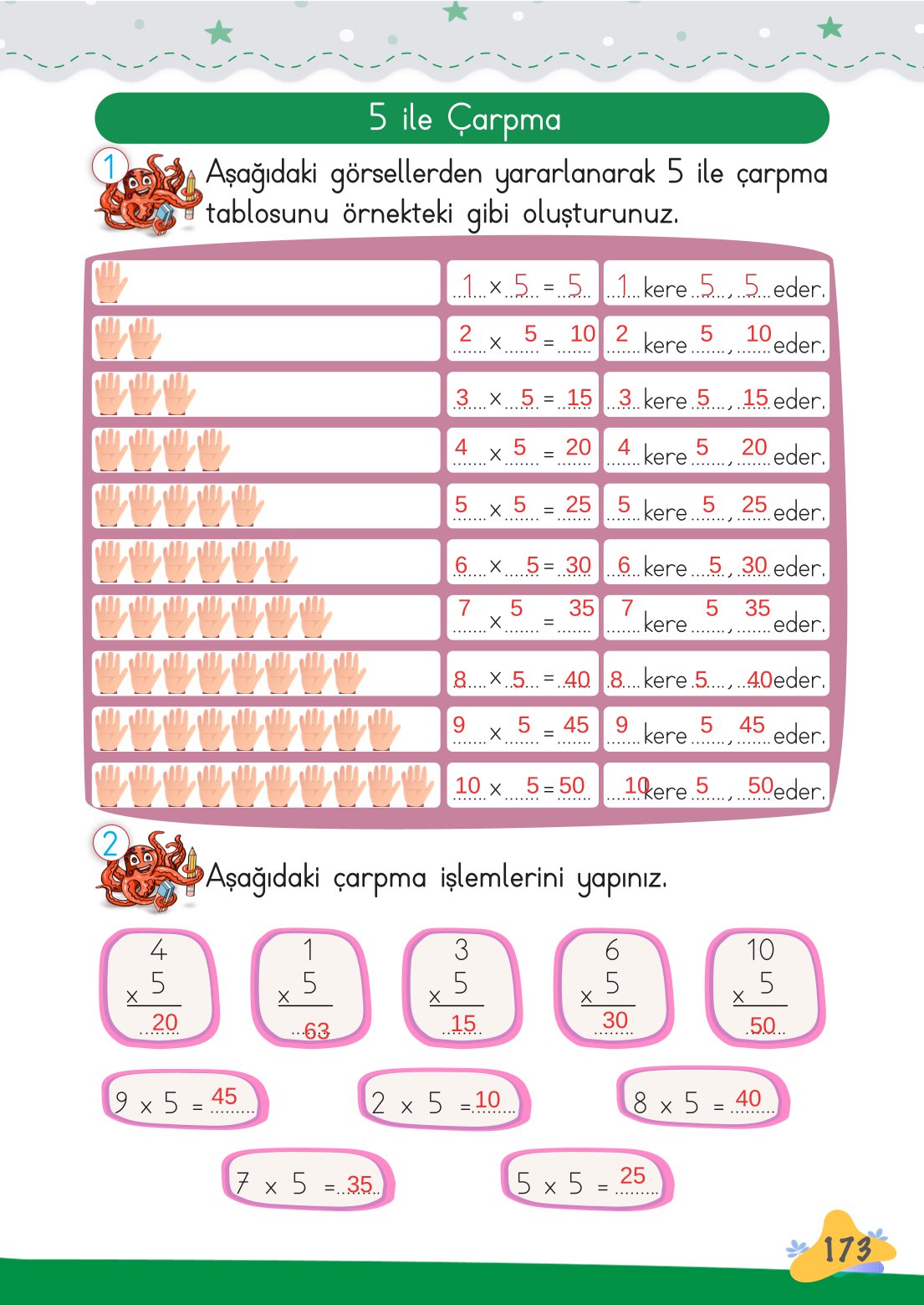 2. Sınıf Meb Yayınları Matematik Ders Kitabı Sayfa 174 Cevapları 2. Sınıf Meb Yayınları Matematik Ders Kitabı Sayfa 174 Cevapları