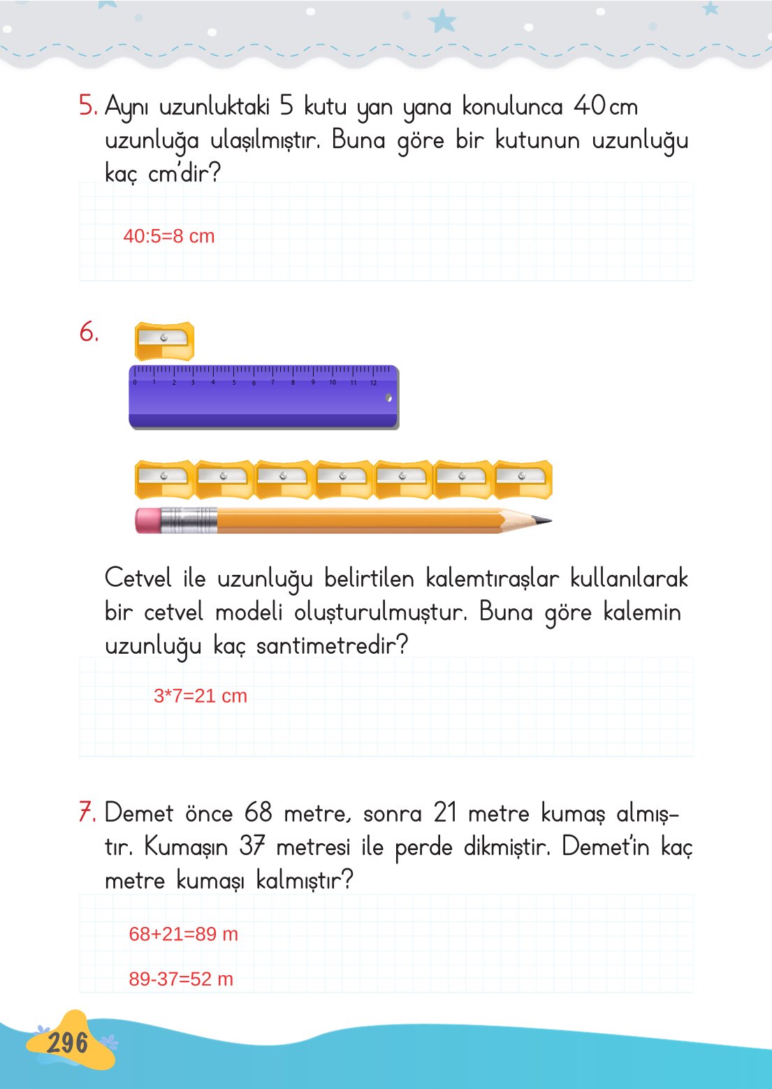 2. Sınıf Meb Yayınları Matematik Ders Kitabı Sayfa 297 Cevapları 2. Sınıf Meb Yayınları Matematik Ders Kitabı Sayfa 297 Cevapları