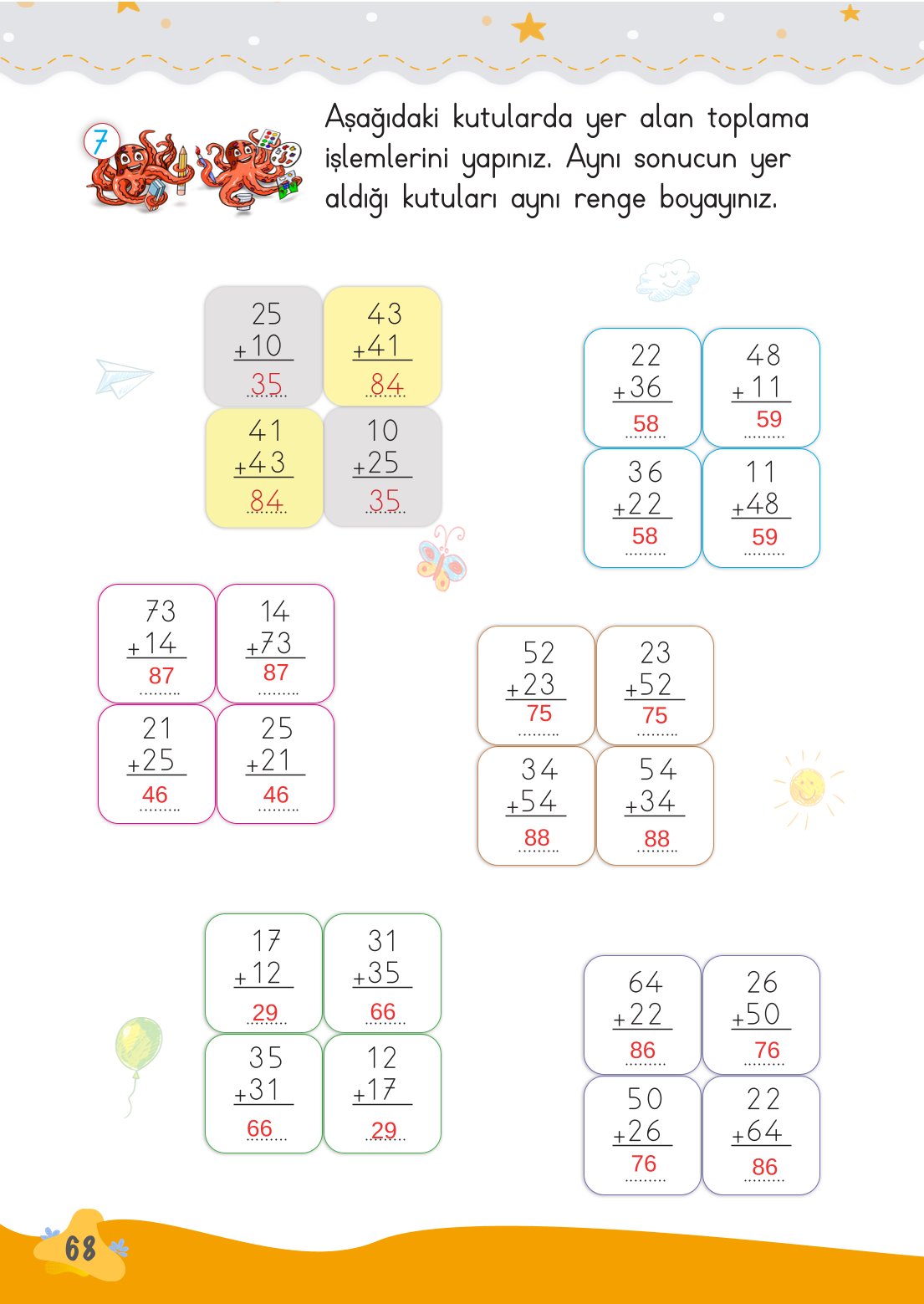 2. Sınıf Meb Yayınları Matematik Ders Kitabı Sayfa 69 Cevapları