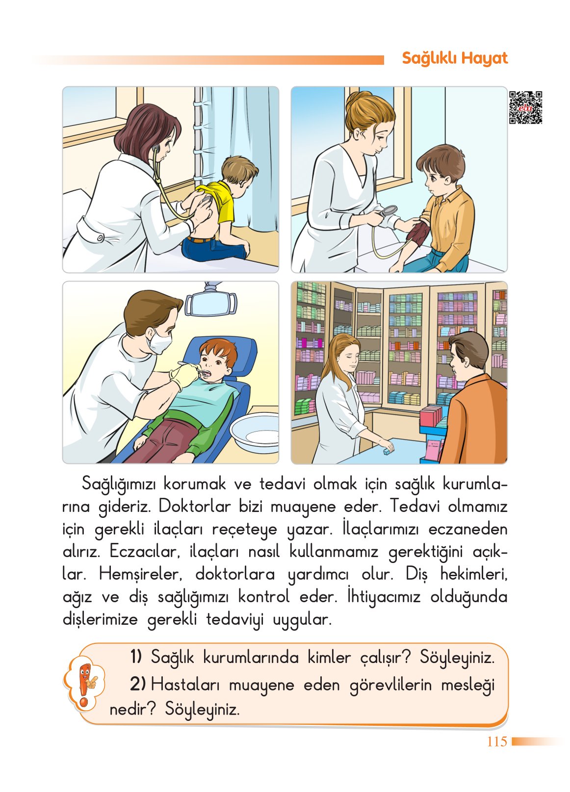 2. Sınıf Sdr Yayıncılık Hayat Bilgisi Ders Kitabı Sayfa 116 Cevapları